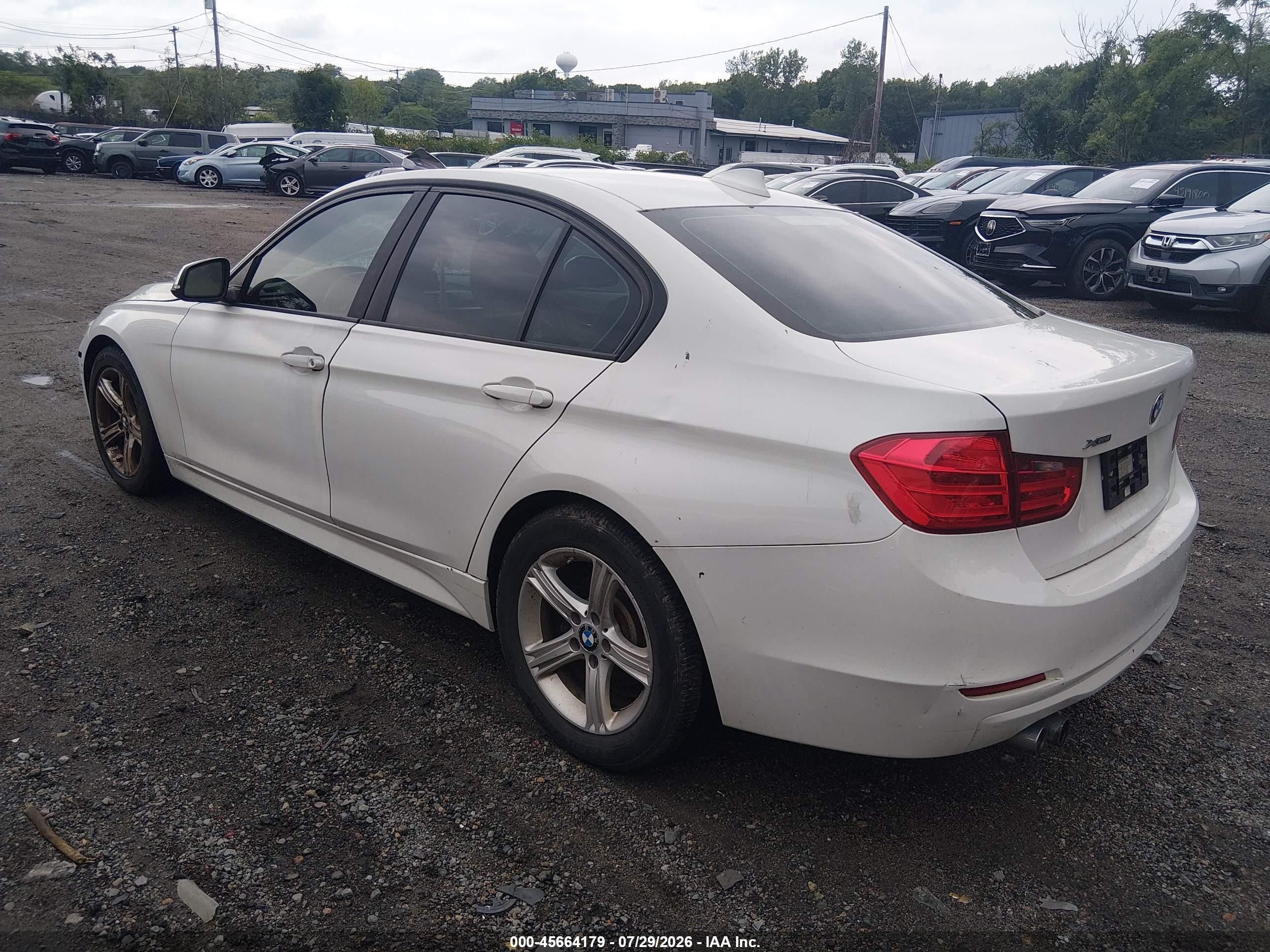 2014 Bmw 328i Xdrive White vin: WBA3B5C55EP543710