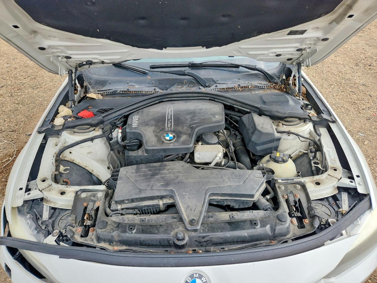 2014 Bmw 328 Xi Sulev Белый vin: WBA3B5C55EP652572