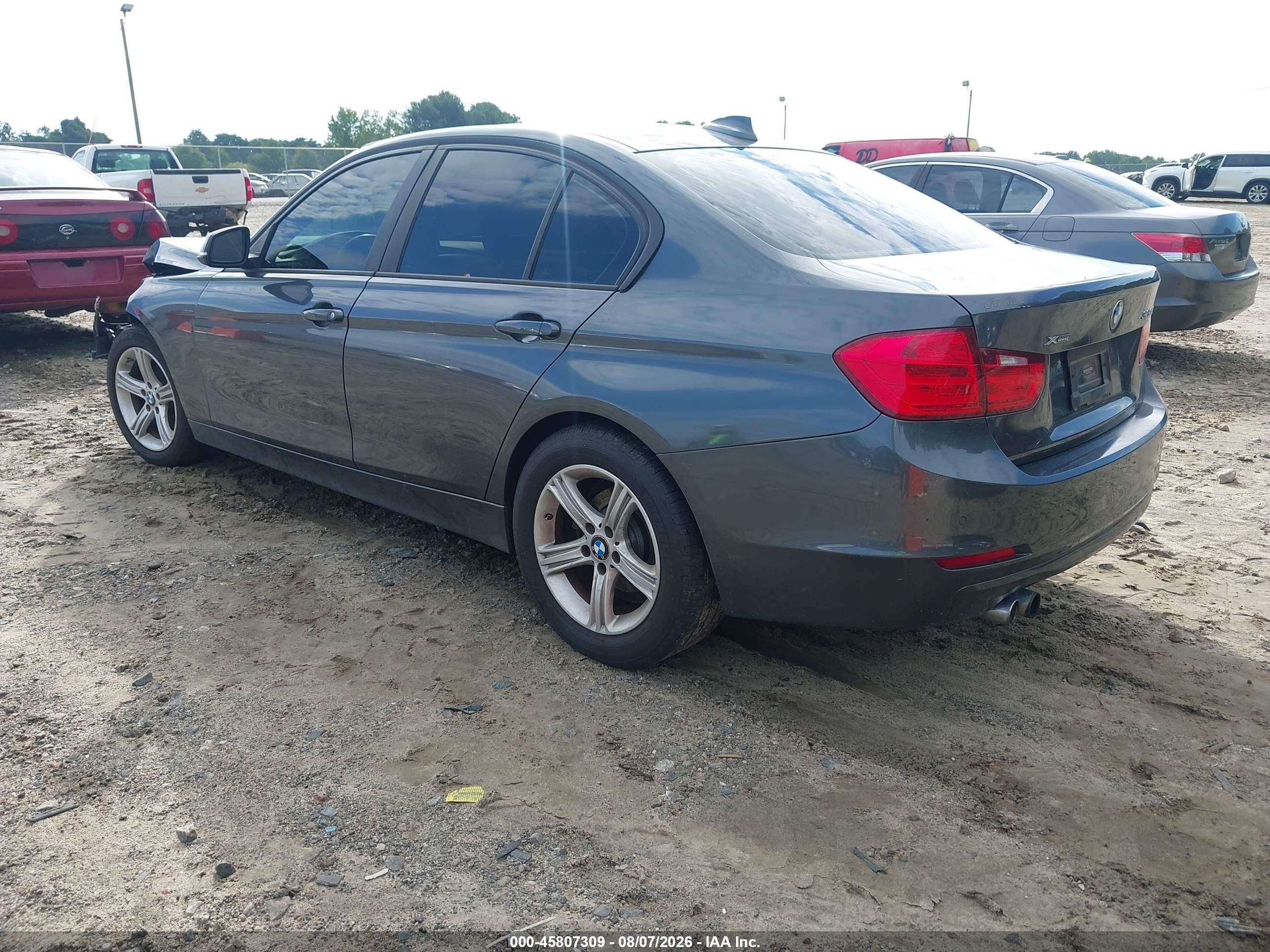 2015 Bmw 328i Xdrive Gray vin: WBA3B5C55FF962342