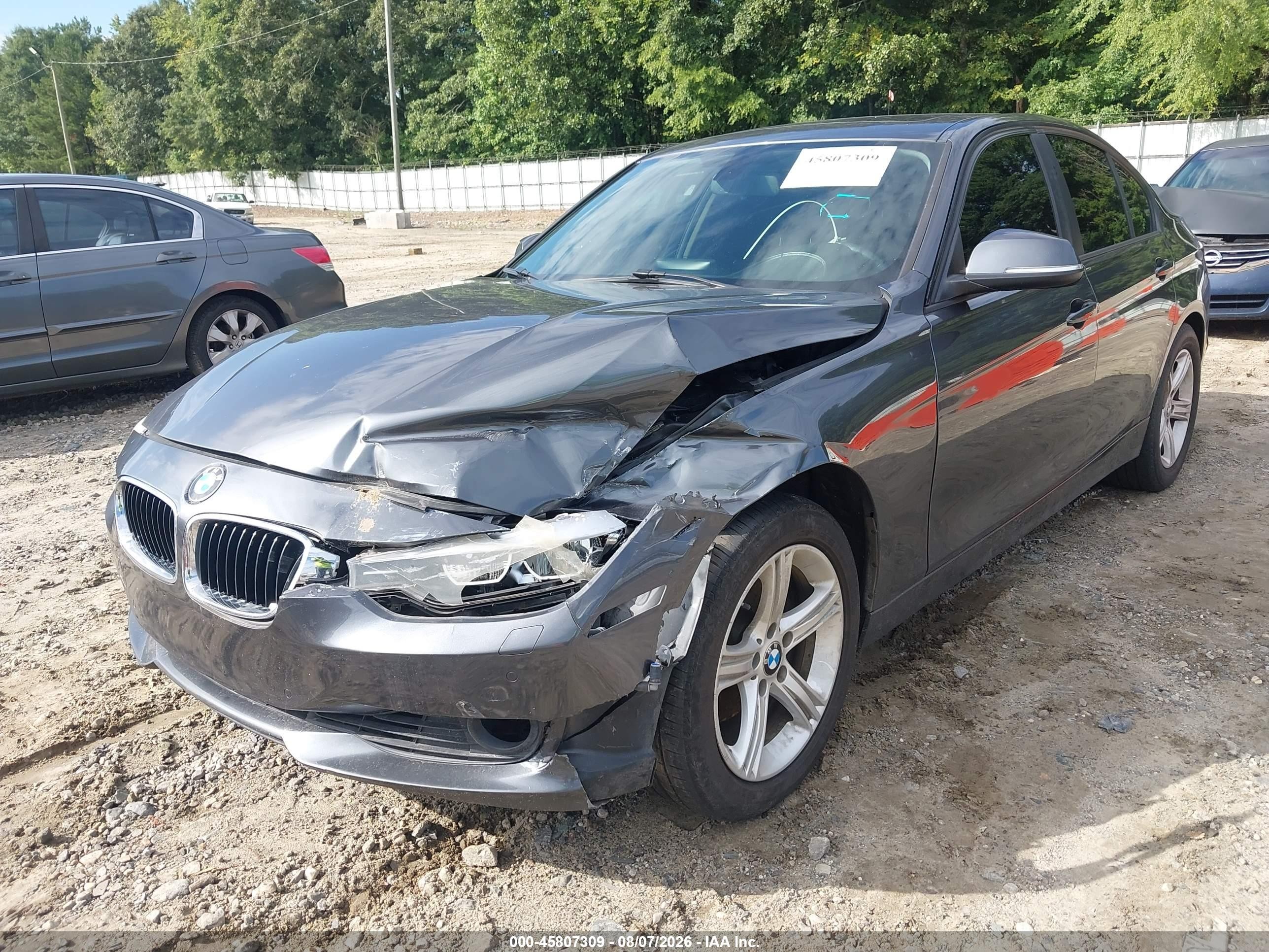 2015 Bmw 328i Xdrive Gray vin: WBA3B5C55FF962342