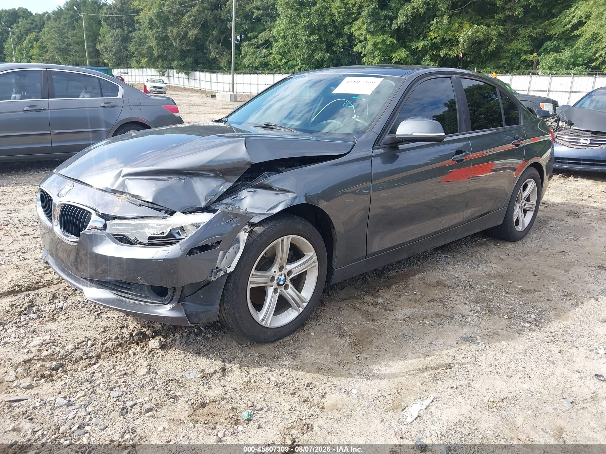 2015 Bmw 328i Xdrive Gray vin: WBA3B5C55FF962342