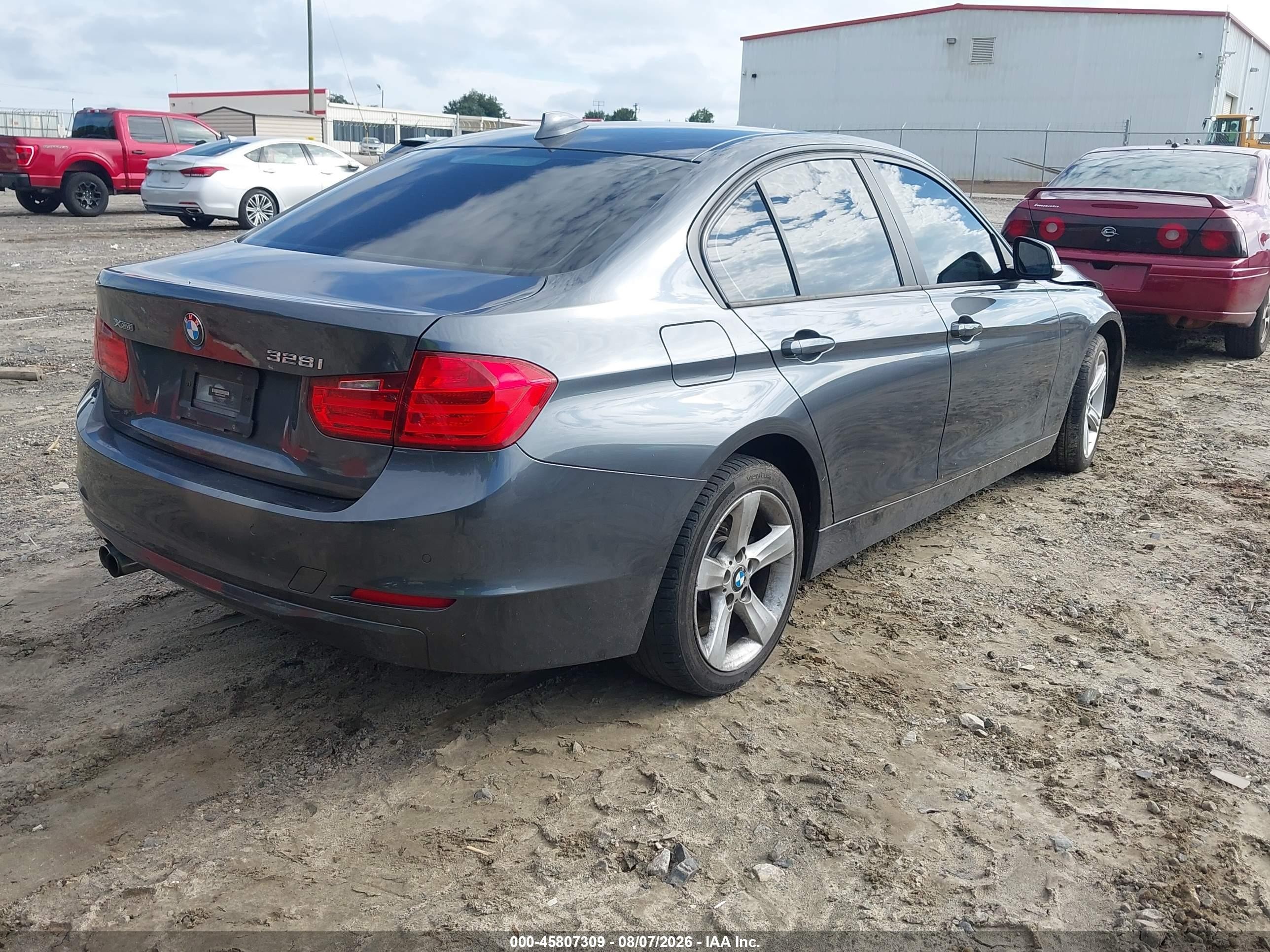 2015 Bmw 328i Xdrive Gray vin: WBA3B5C55FF962342