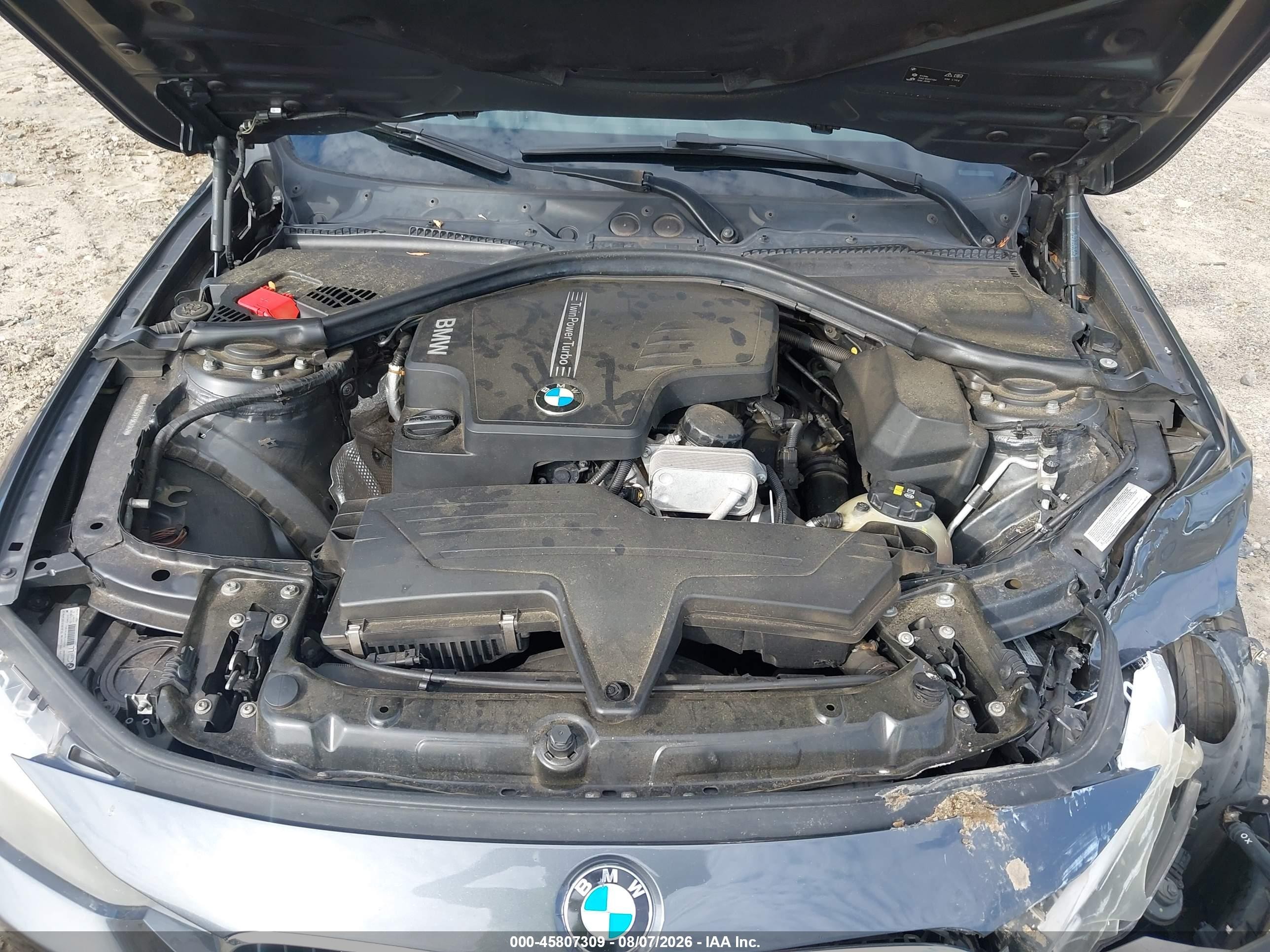 2015 Bmw 328i Xdrive Gray vin: WBA3B5C55FF962342