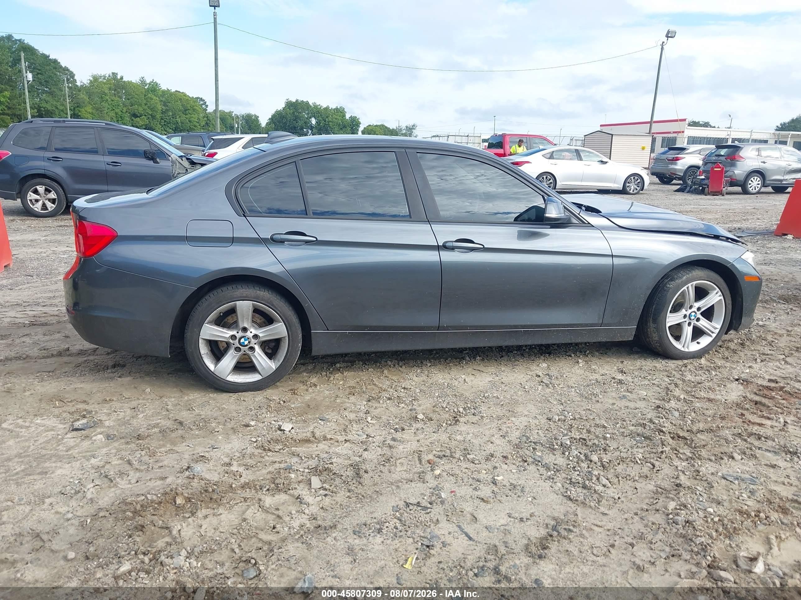 2015 Bmw 328i Xdrive Gray vin: WBA3B5C55FF962342
