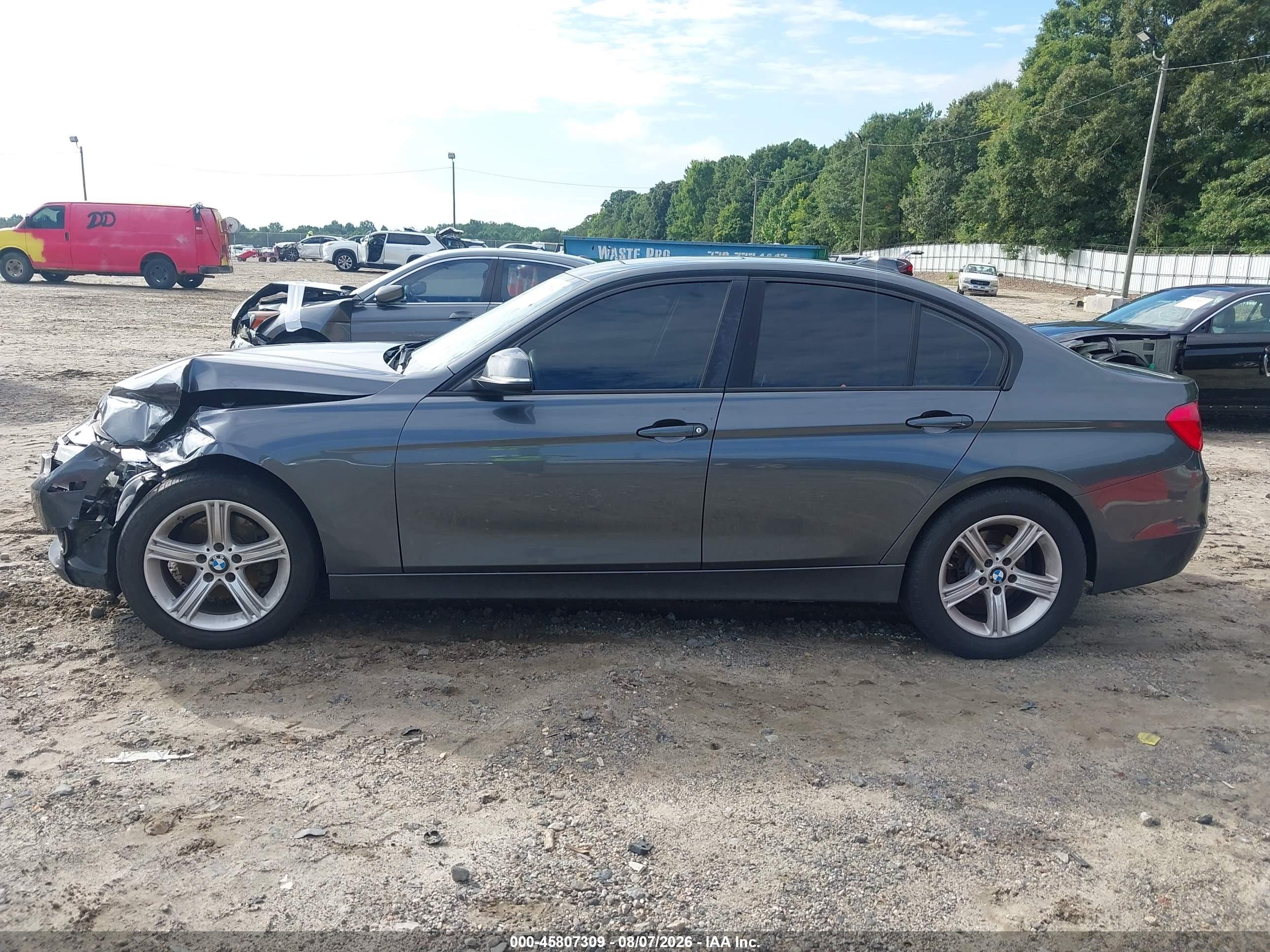 2015 Bmw 328i Xdrive Gray vin: WBA3B5C55FF962342