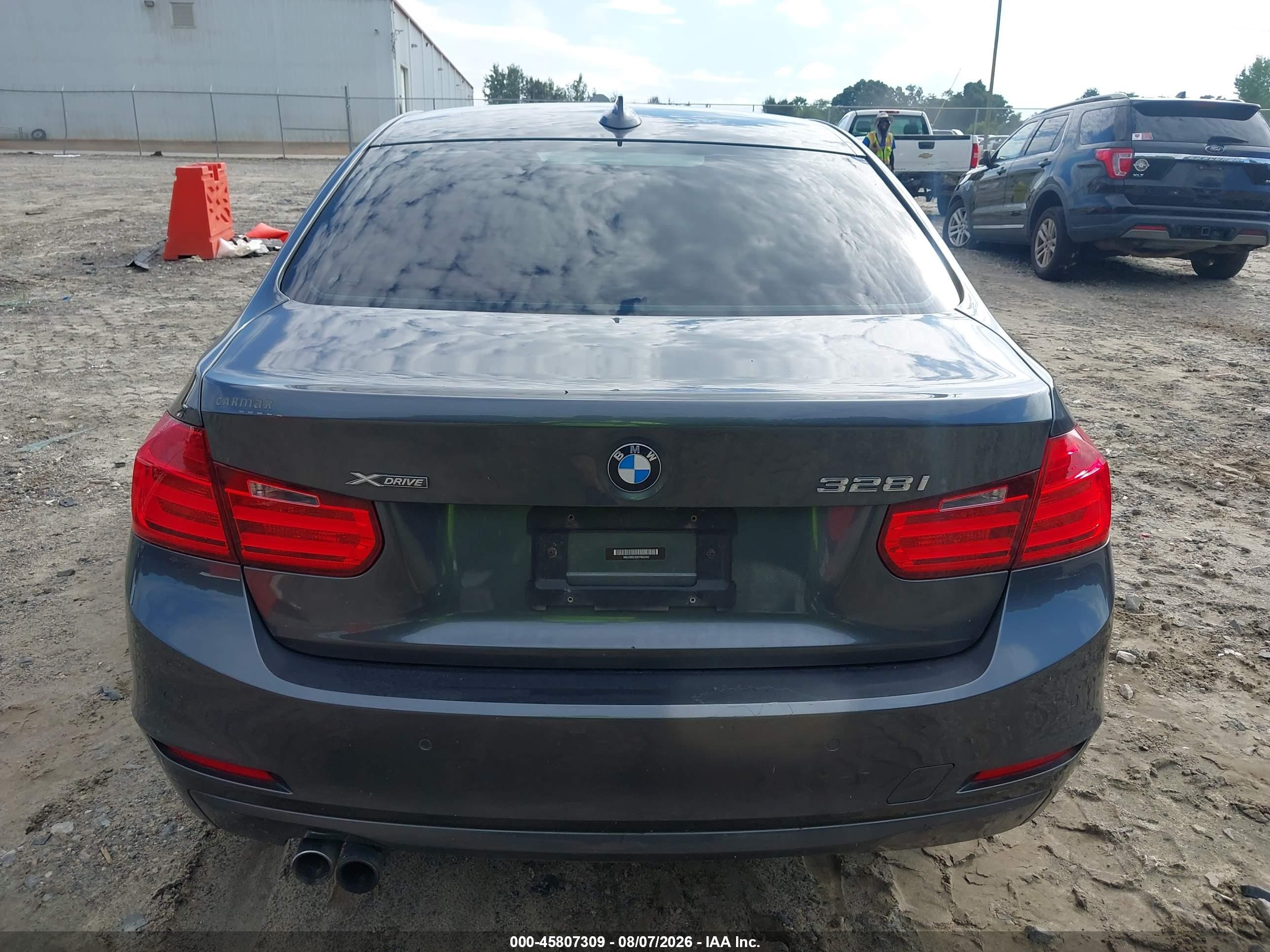 2015 Bmw 328i Xdrive Gray vin: WBA3B5C55FF962342