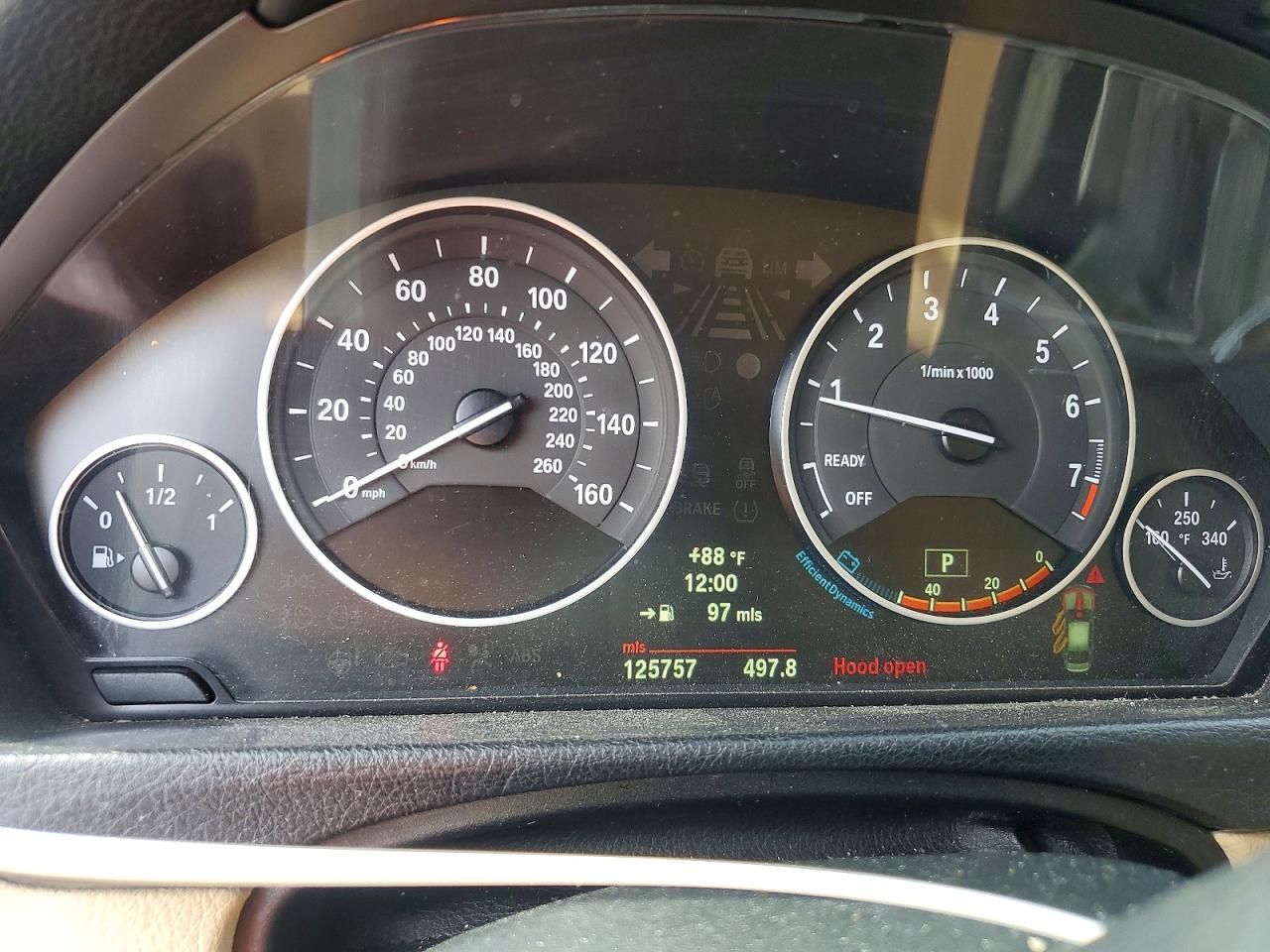 2013 Bmw 328 Xi Sulev Charcoal vin: WBA3B5C56DF594024