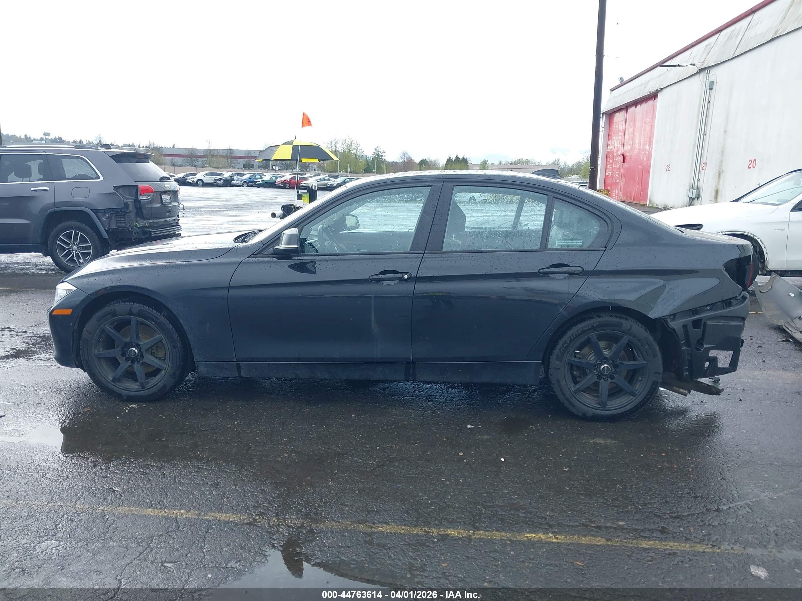 2014 Bmw 328i Xdrive Black vin: WBA3B5C56EP539424