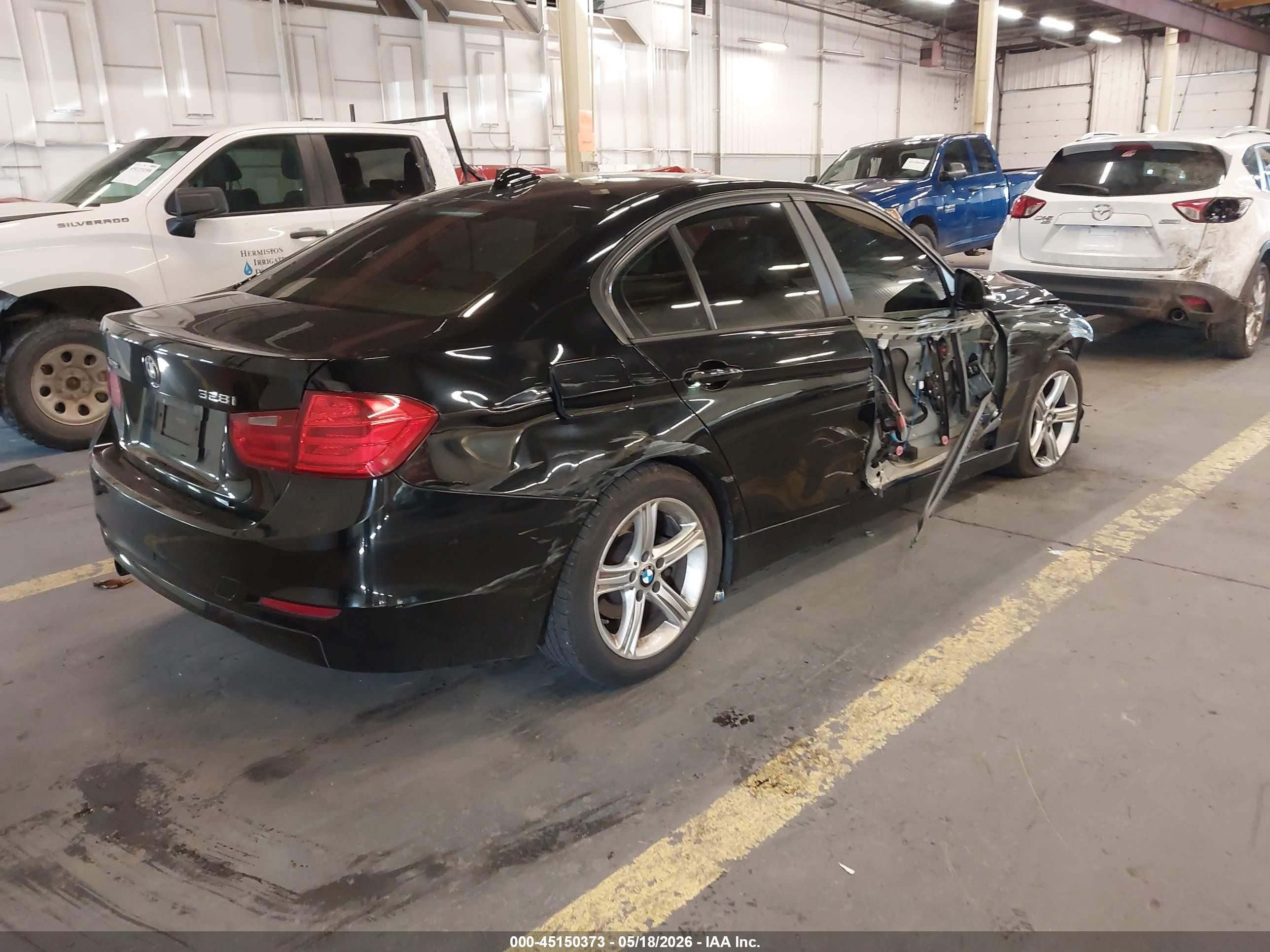 2014 Bmw 328i Xdrive Black vin: WBA3B5C56EP541707