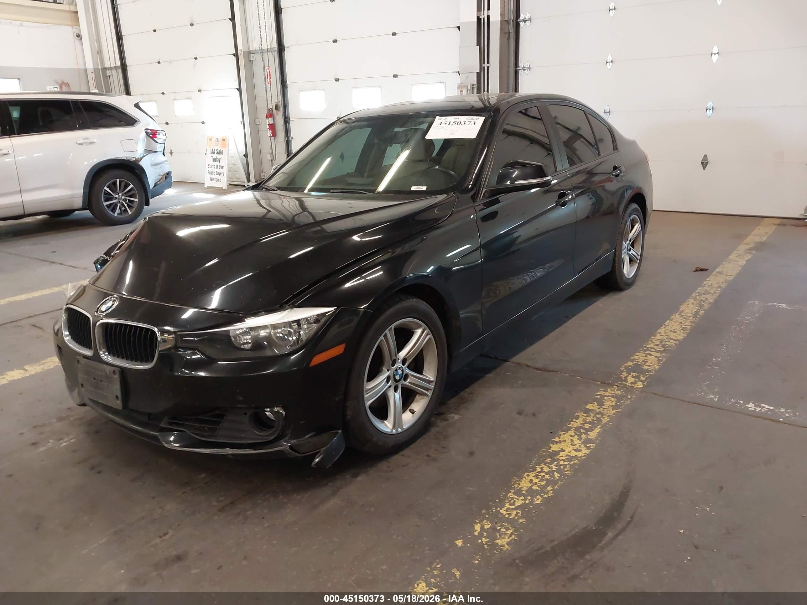 2014 Bmw 328i Xdrive Black vin: WBA3B5C56EP541707