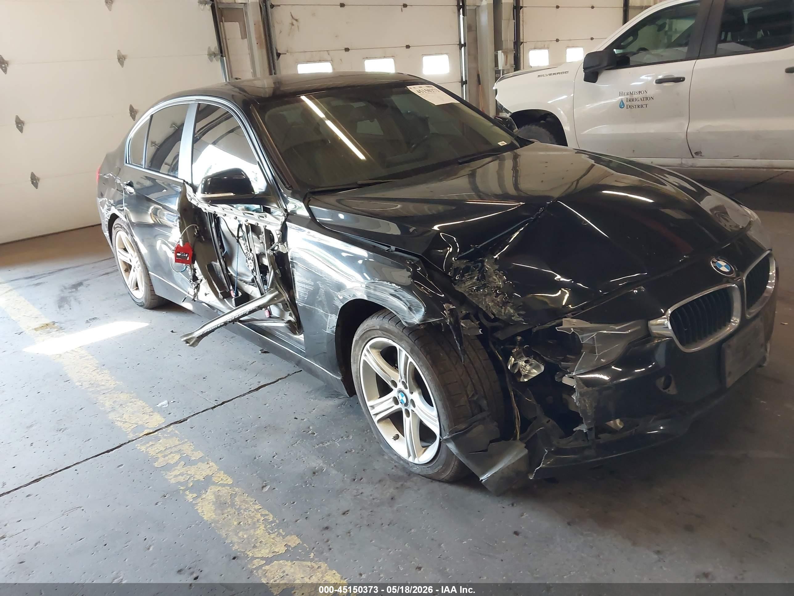 2014 Bmw 328i Xdrive Black vin: WBA3B5C56EP541707