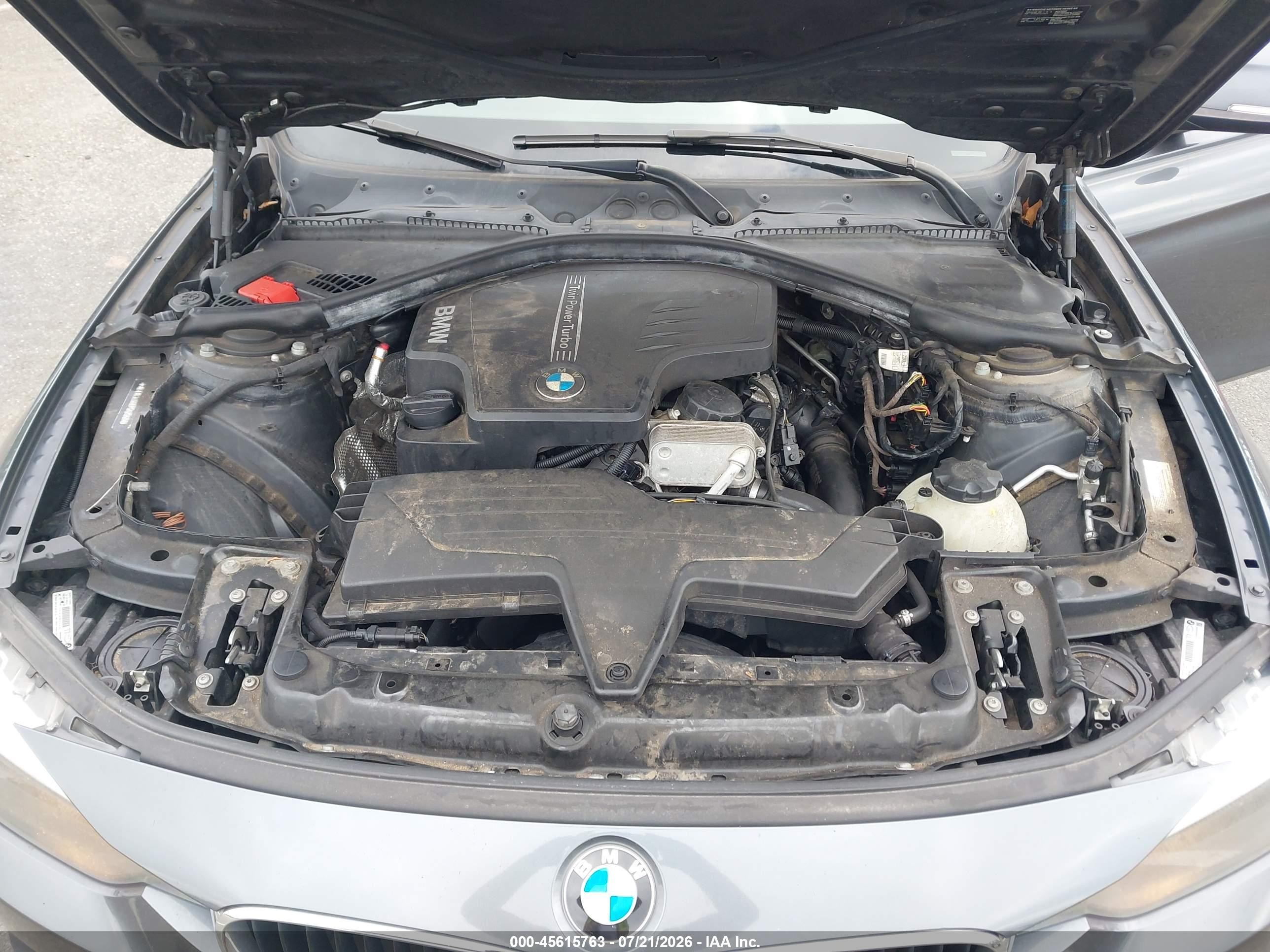 2014 Bmw 328i Xdrive Gray vin: WBA3B5C56EP542548