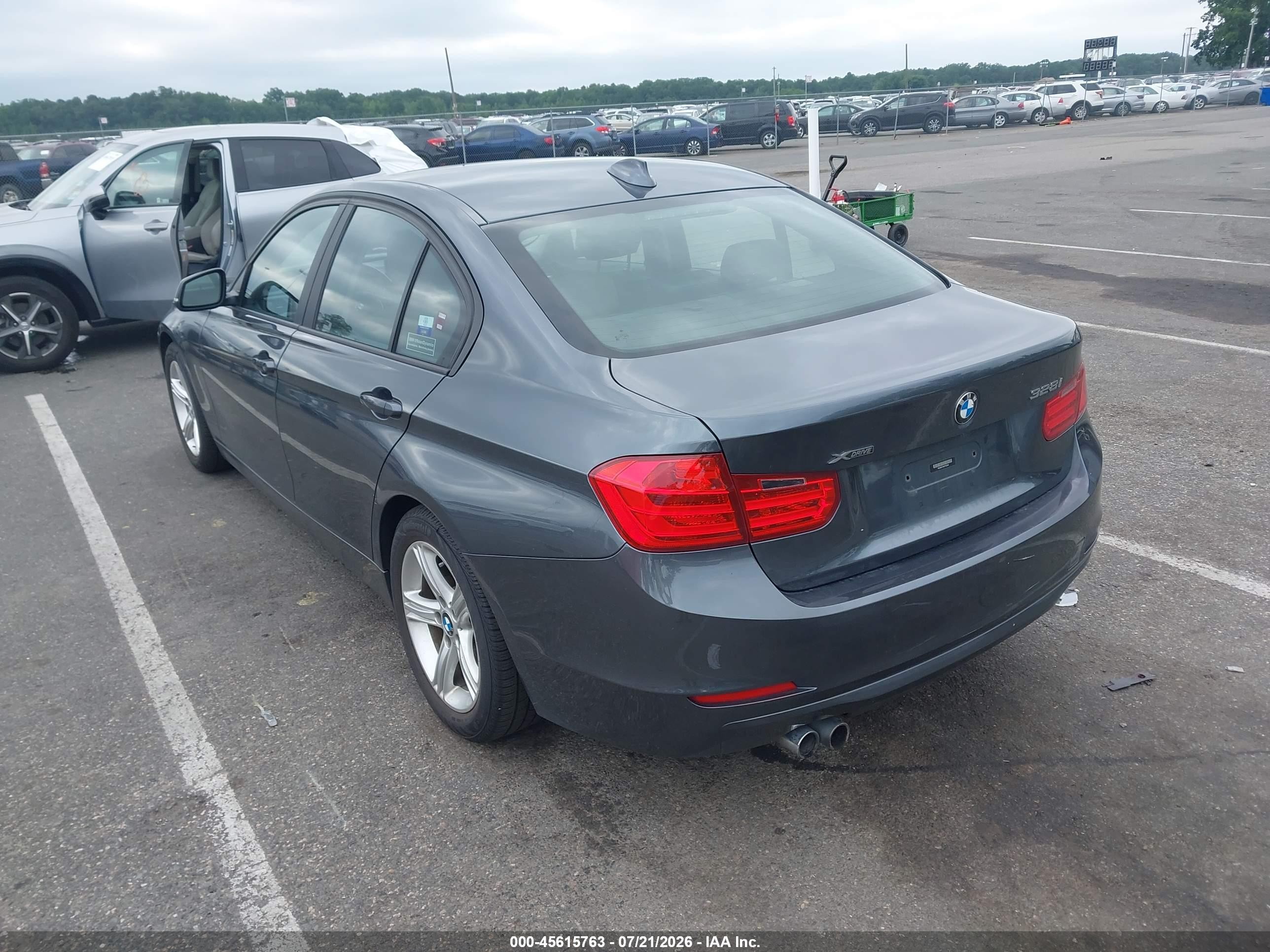 2014 Bmw 328i Xdrive Gray vin: WBA3B5C56EP542548