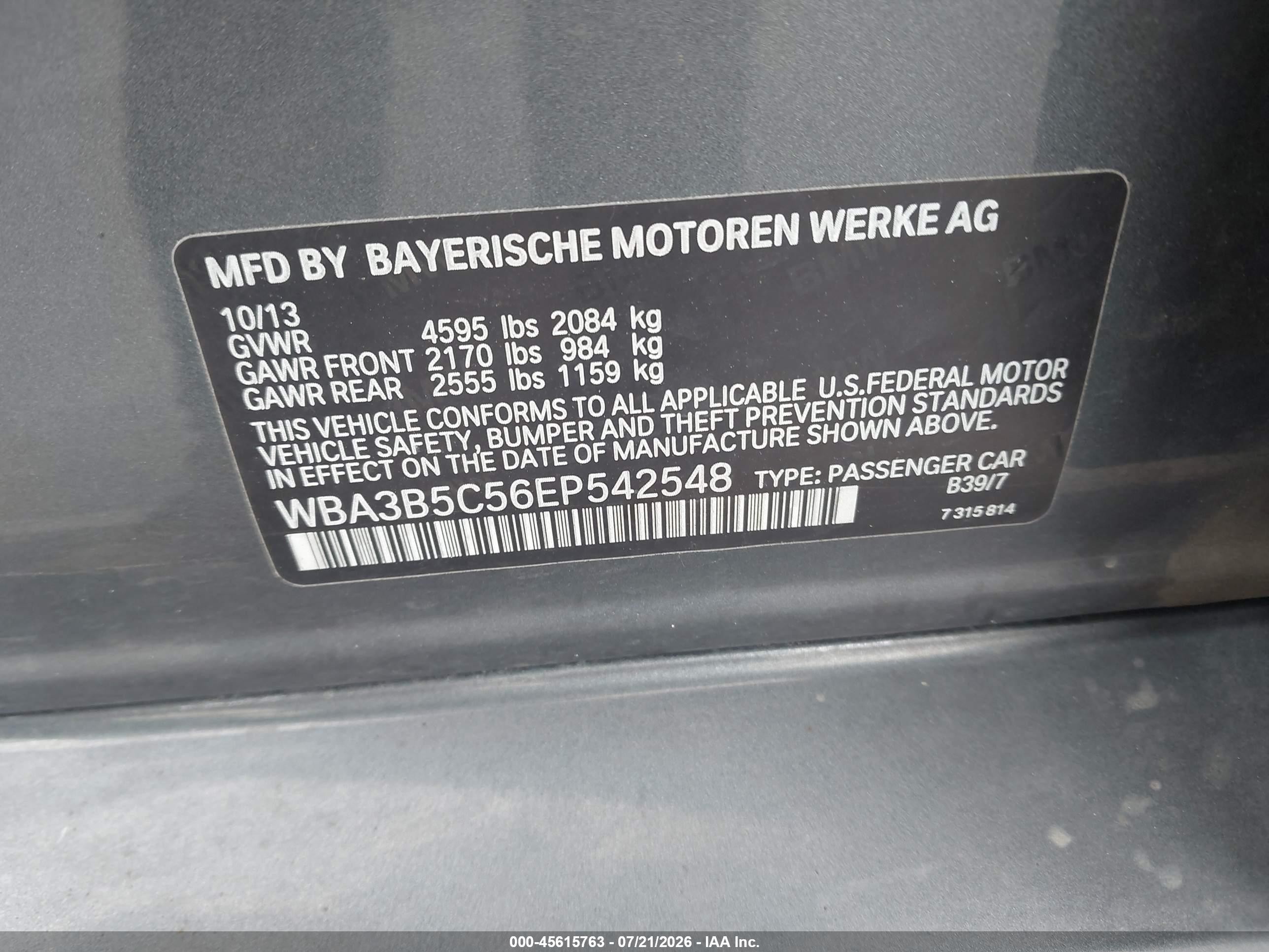 2014 Bmw 328i Xdrive Gray vin: WBA3B5C56EP542548