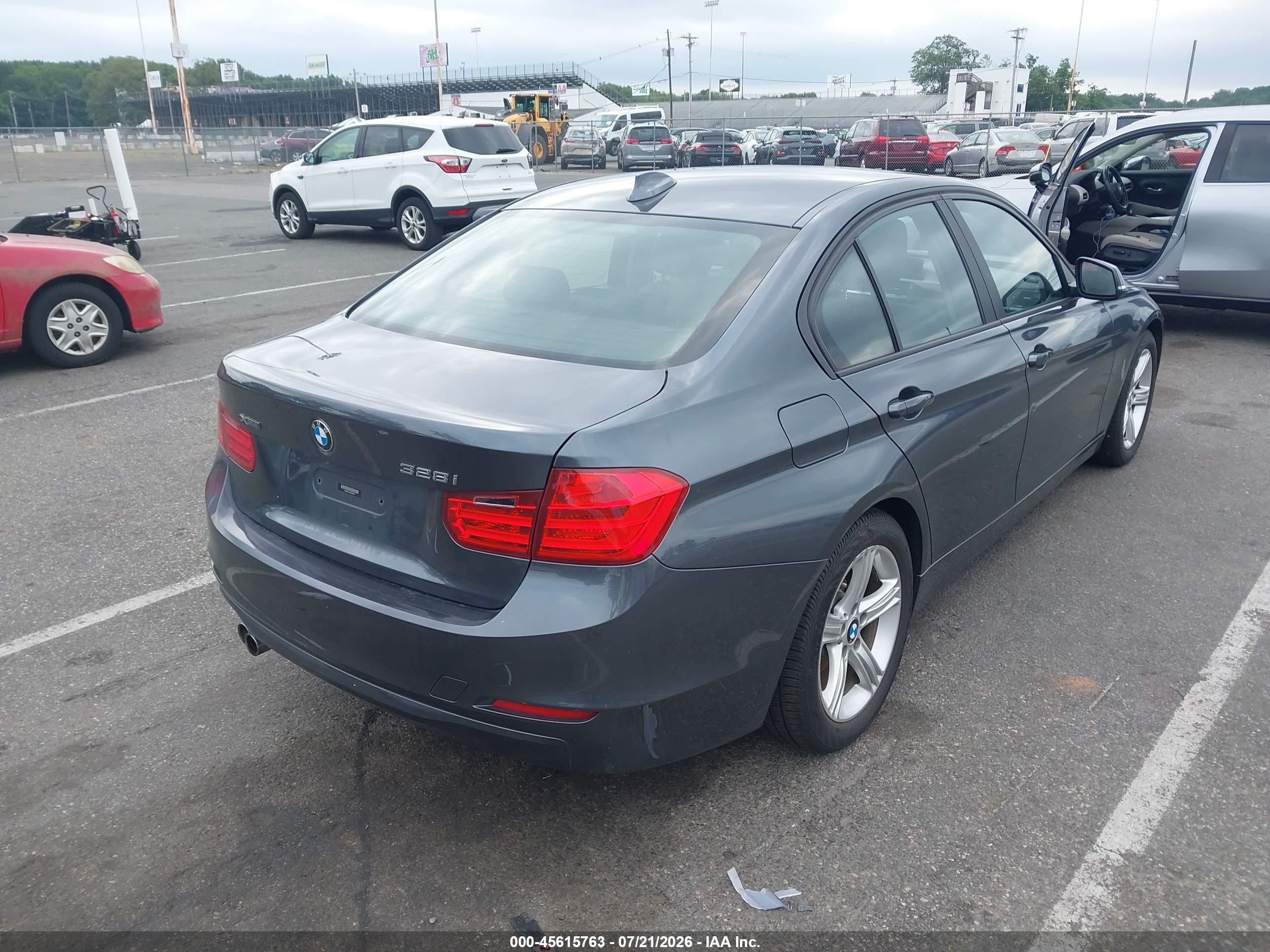 2014 Bmw 328i Xdrive Gray vin: WBA3B5C56EP542548