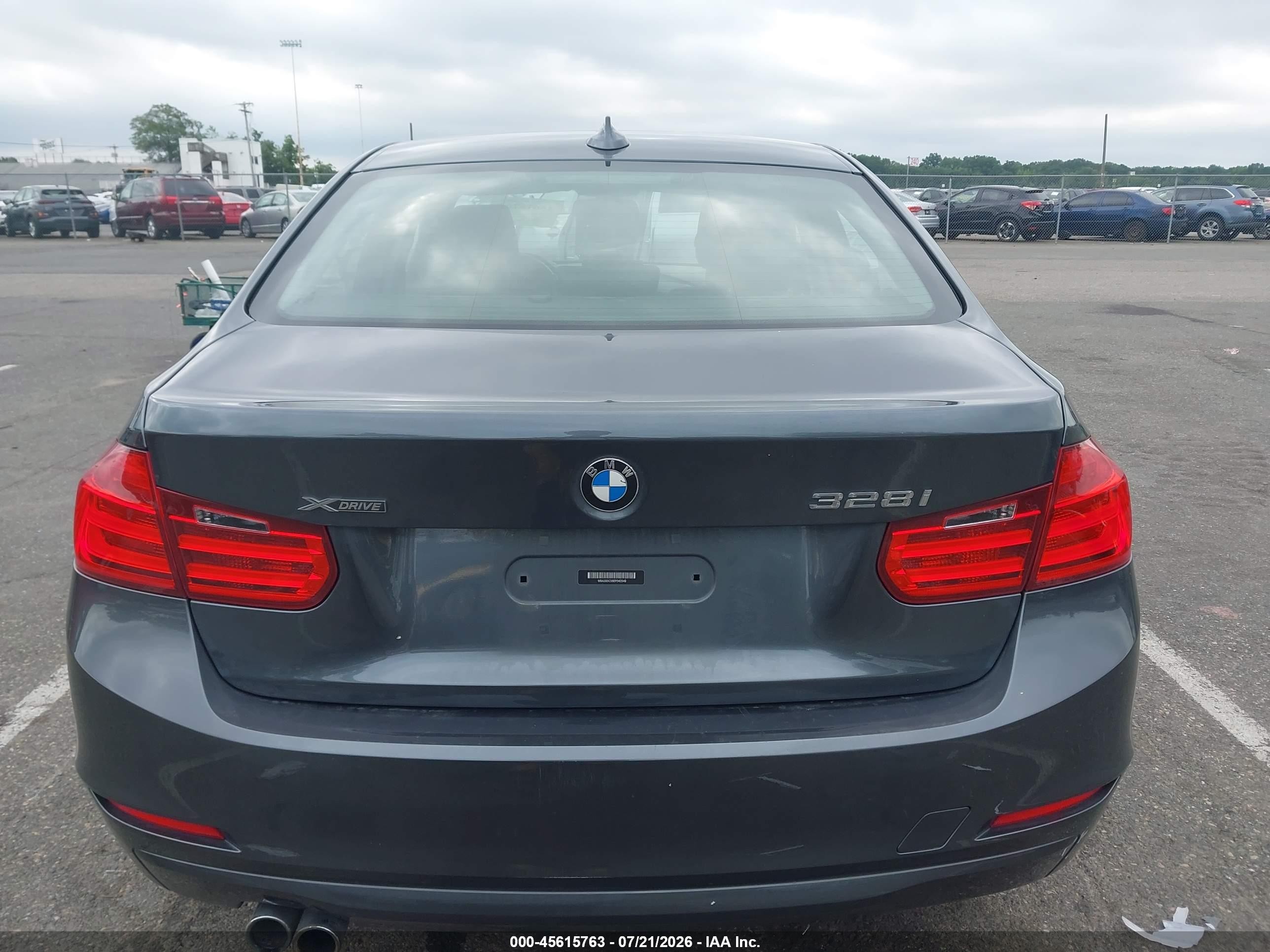 2014 Bmw 328i Xdrive Gray vin: WBA3B5C56EP542548