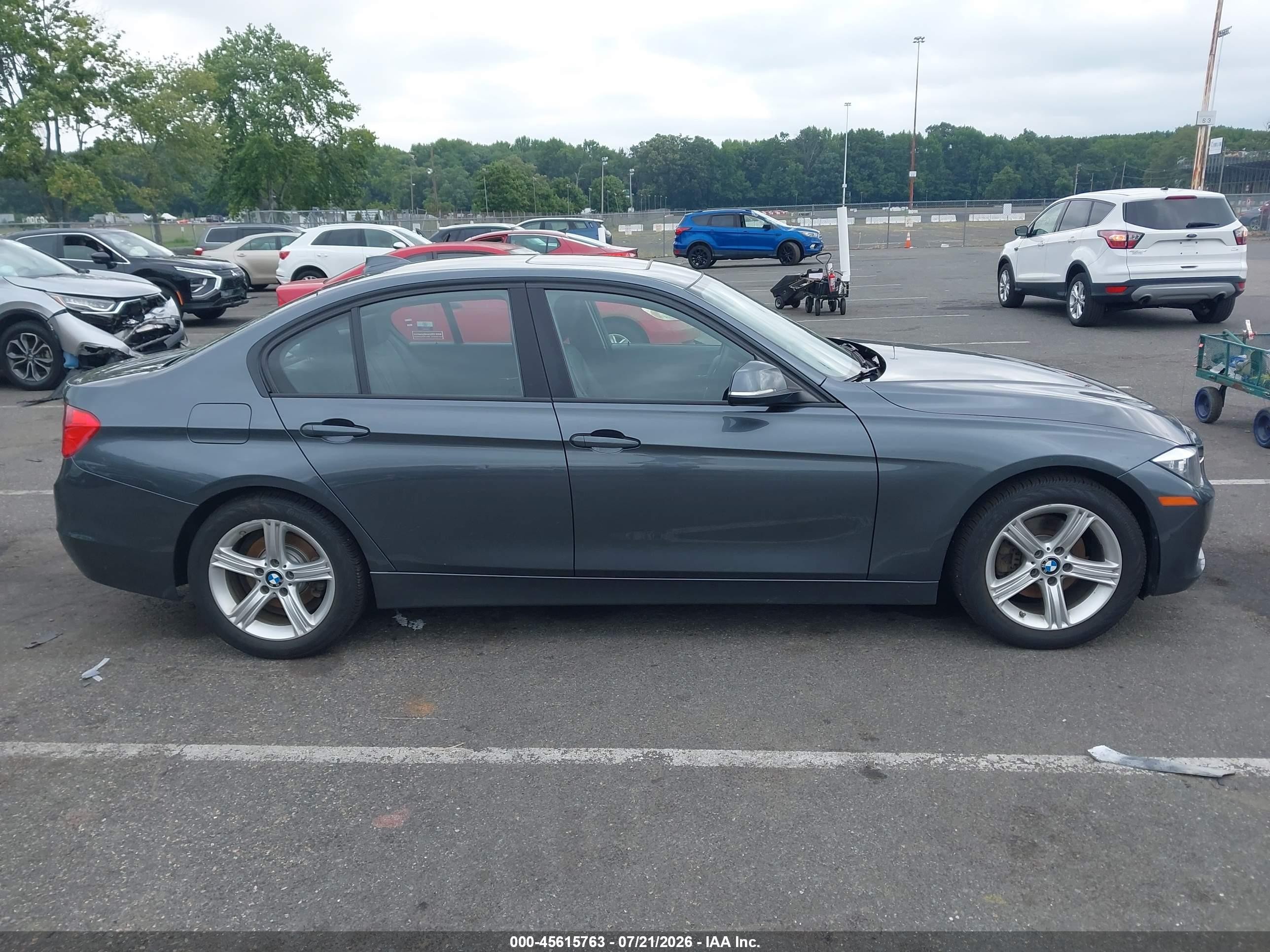 2014 Bmw 328i Xdrive Gray vin: WBA3B5C56EP542548