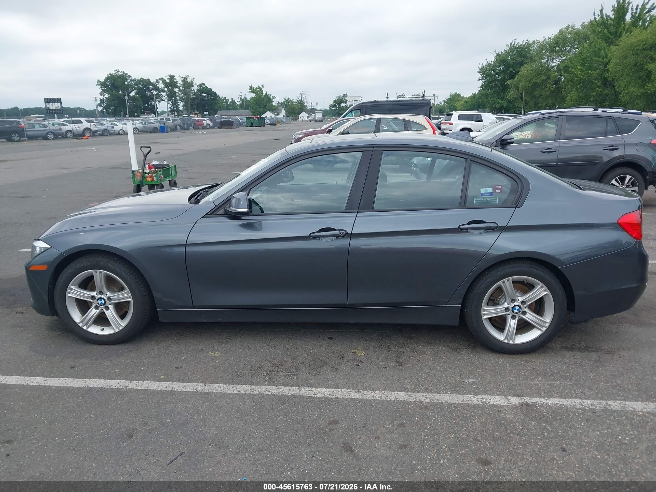 2014 Bmw 328i Xdrive Gray vin: WBA3B5C56EP542548