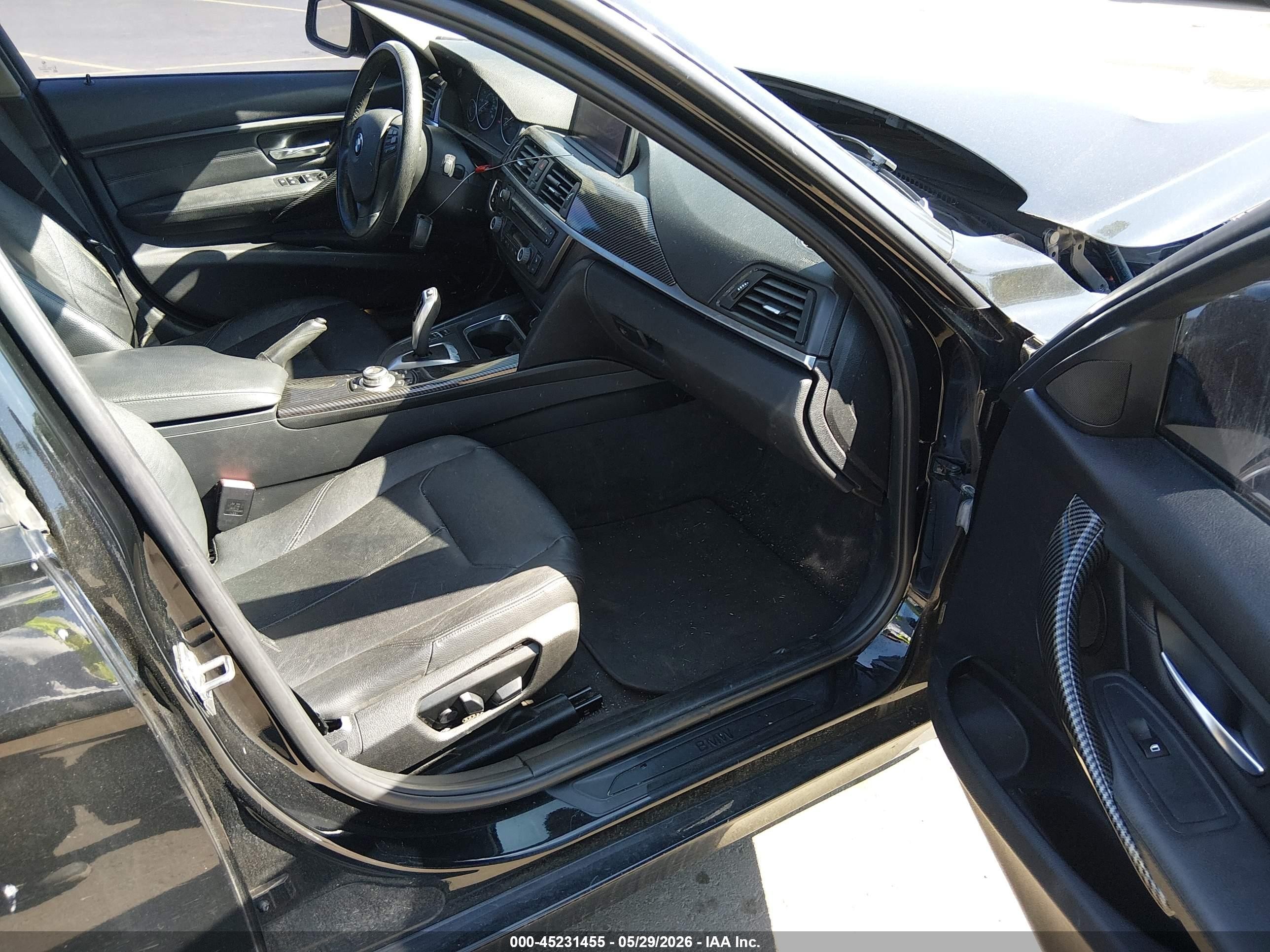 2013 Bmw 328i Xdrive Black vin: WBA3B5C57DF138646