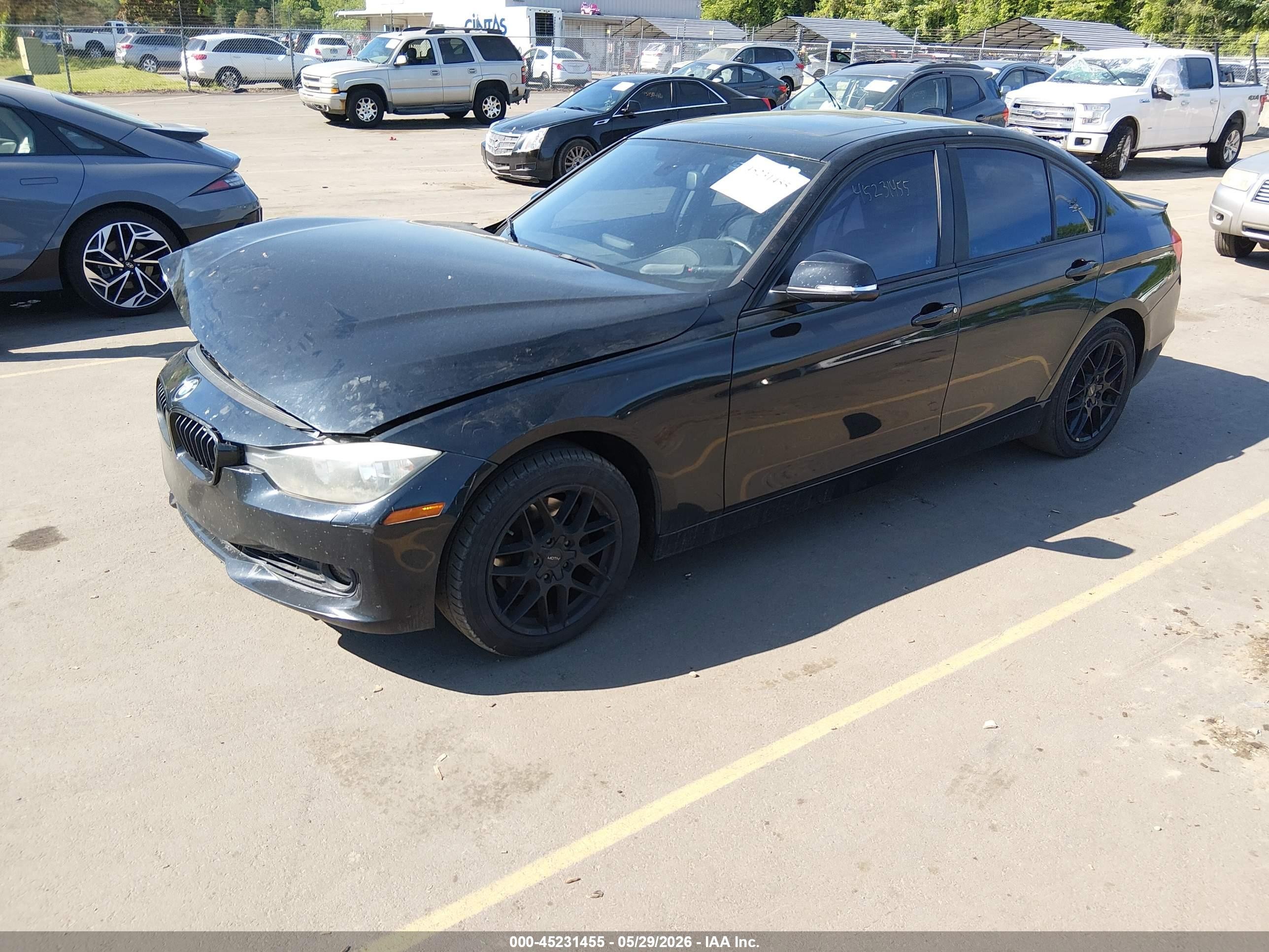 2013 Bmw 328i Xdrive Black vin: WBA3B5C57DF138646