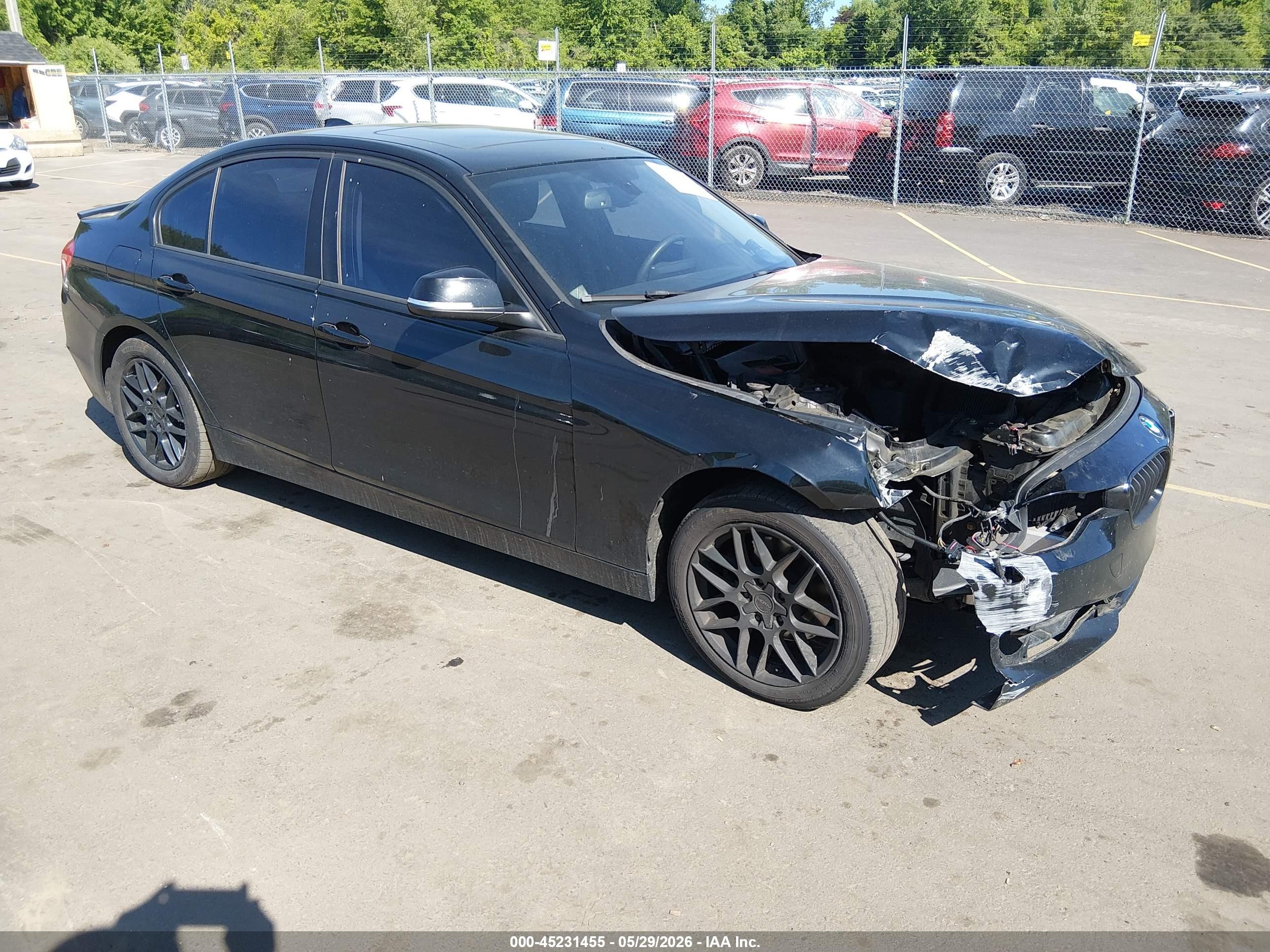 2013 Bmw 328i Xdrive Black vin: WBA3B5C57DF138646