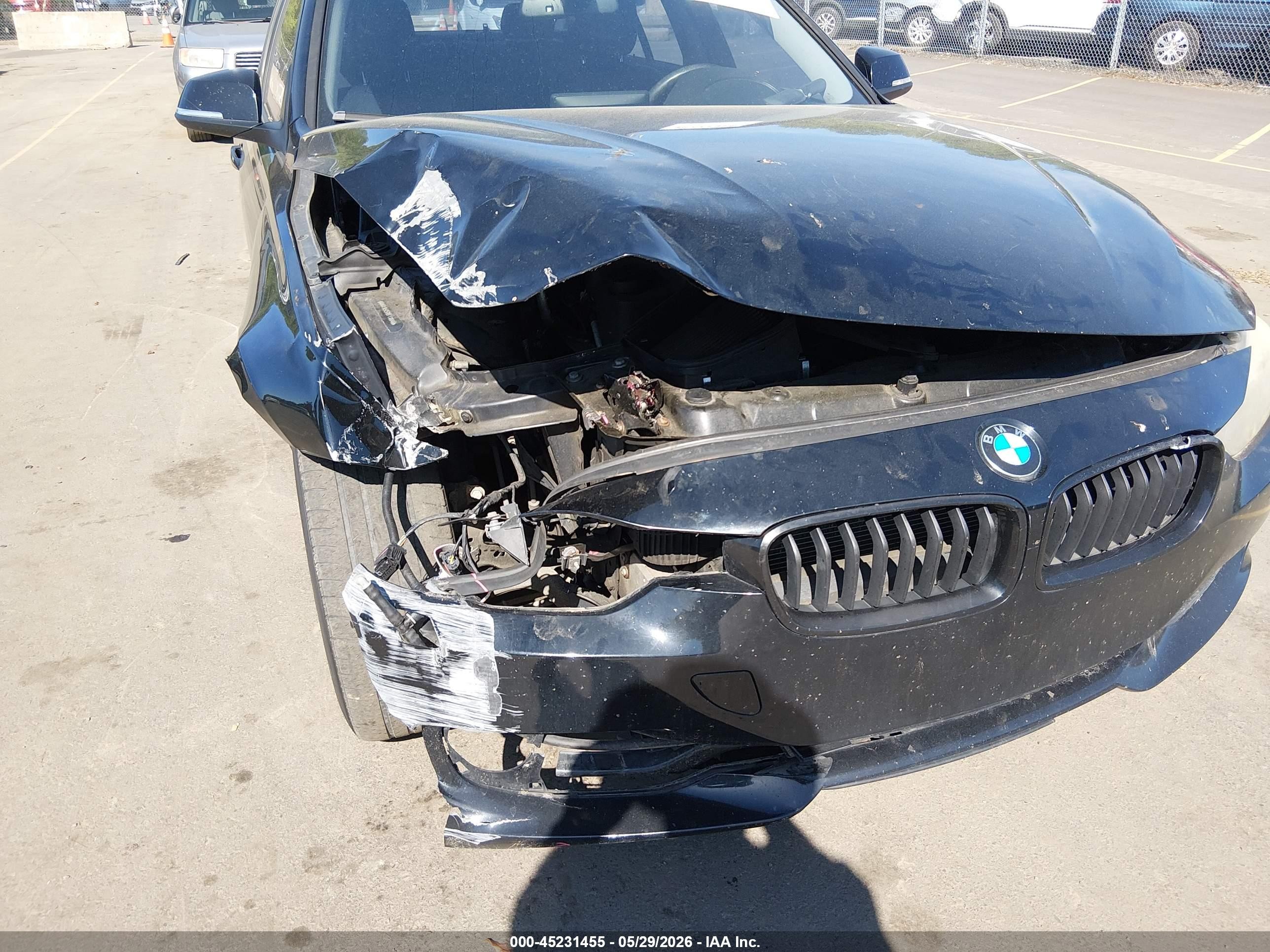 2013 Bmw 328i Xdrive Black vin: WBA3B5C57DF138646