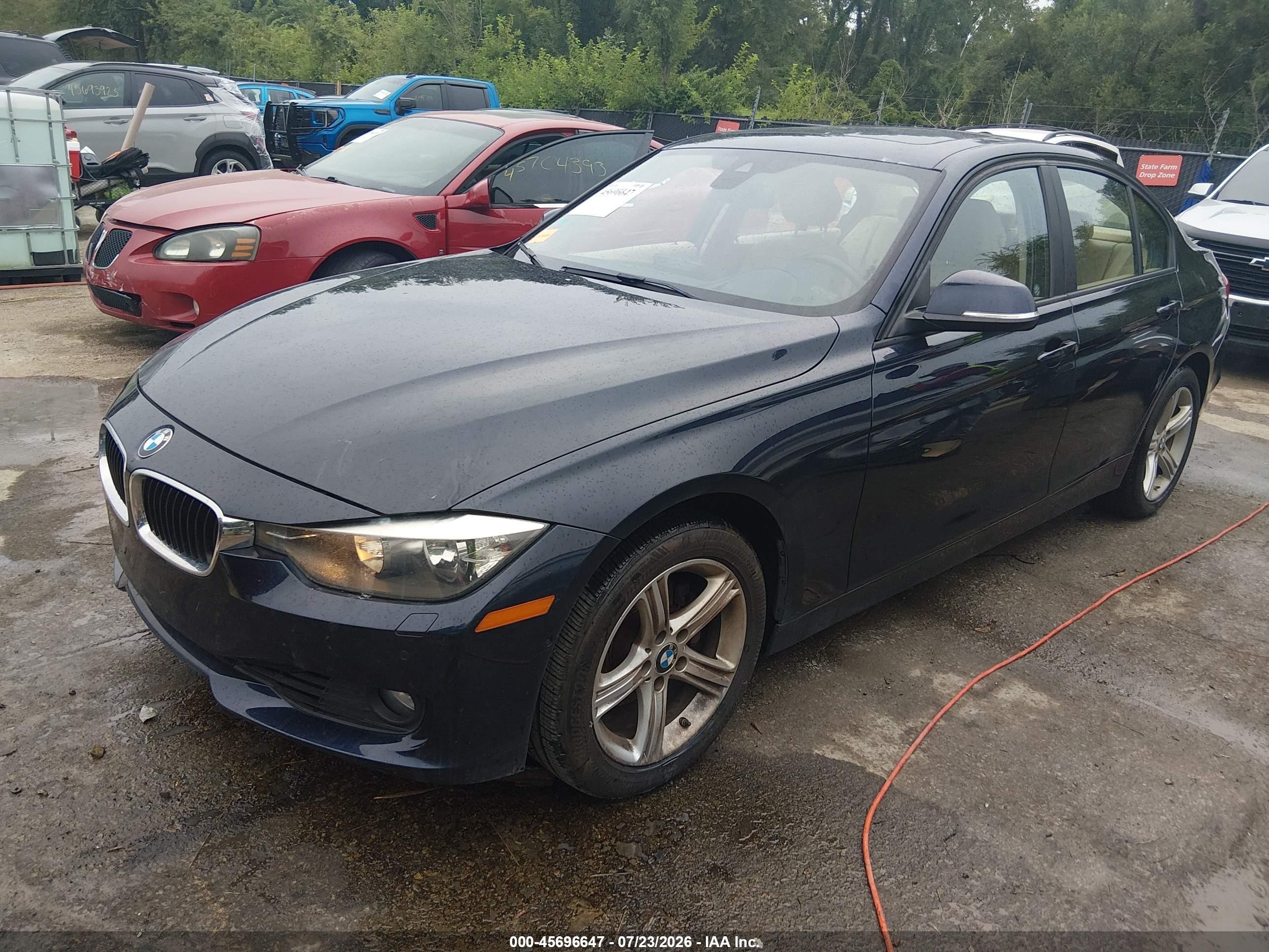 2013 Bmw 328i Xdrive Navy vin: WBA3B5C57DF595389