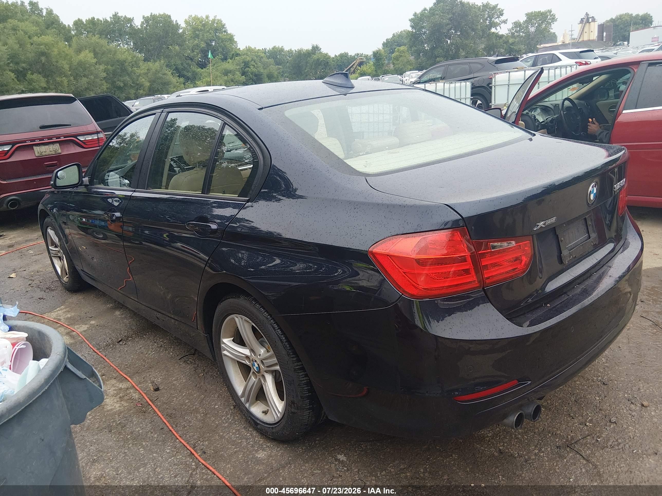 2013 Bmw 328i Xdrive Navy vin: WBA3B5C57DF595389