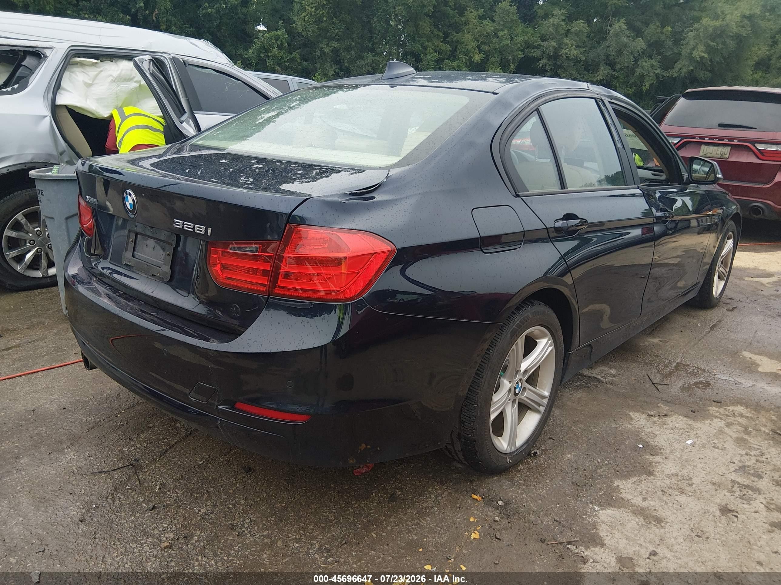 2013 Bmw 328i Xdrive Navy vin: WBA3B5C57DF595389