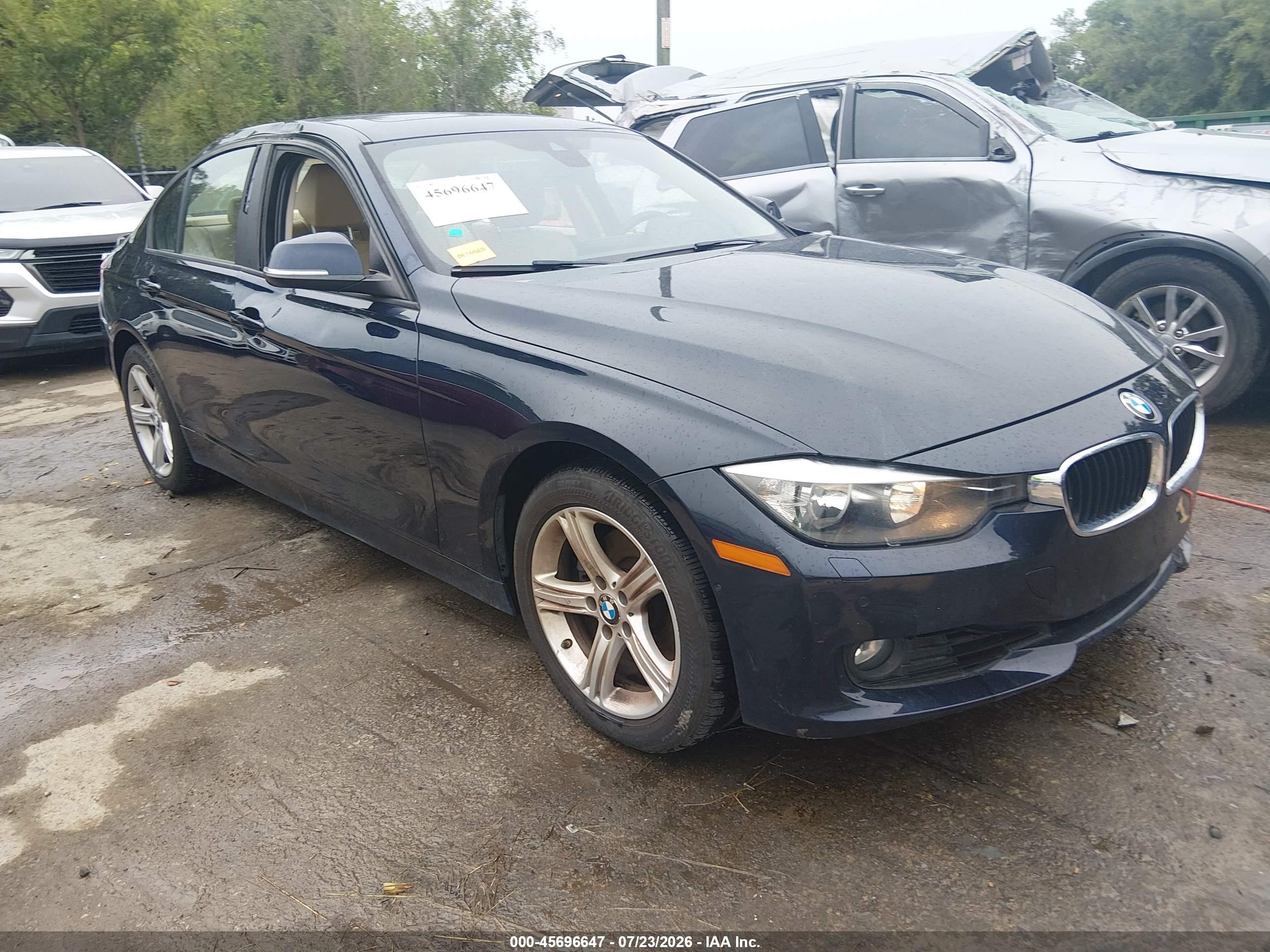 2013 Bmw 328i Xdrive Navy vin: WBA3B5C57DF595389