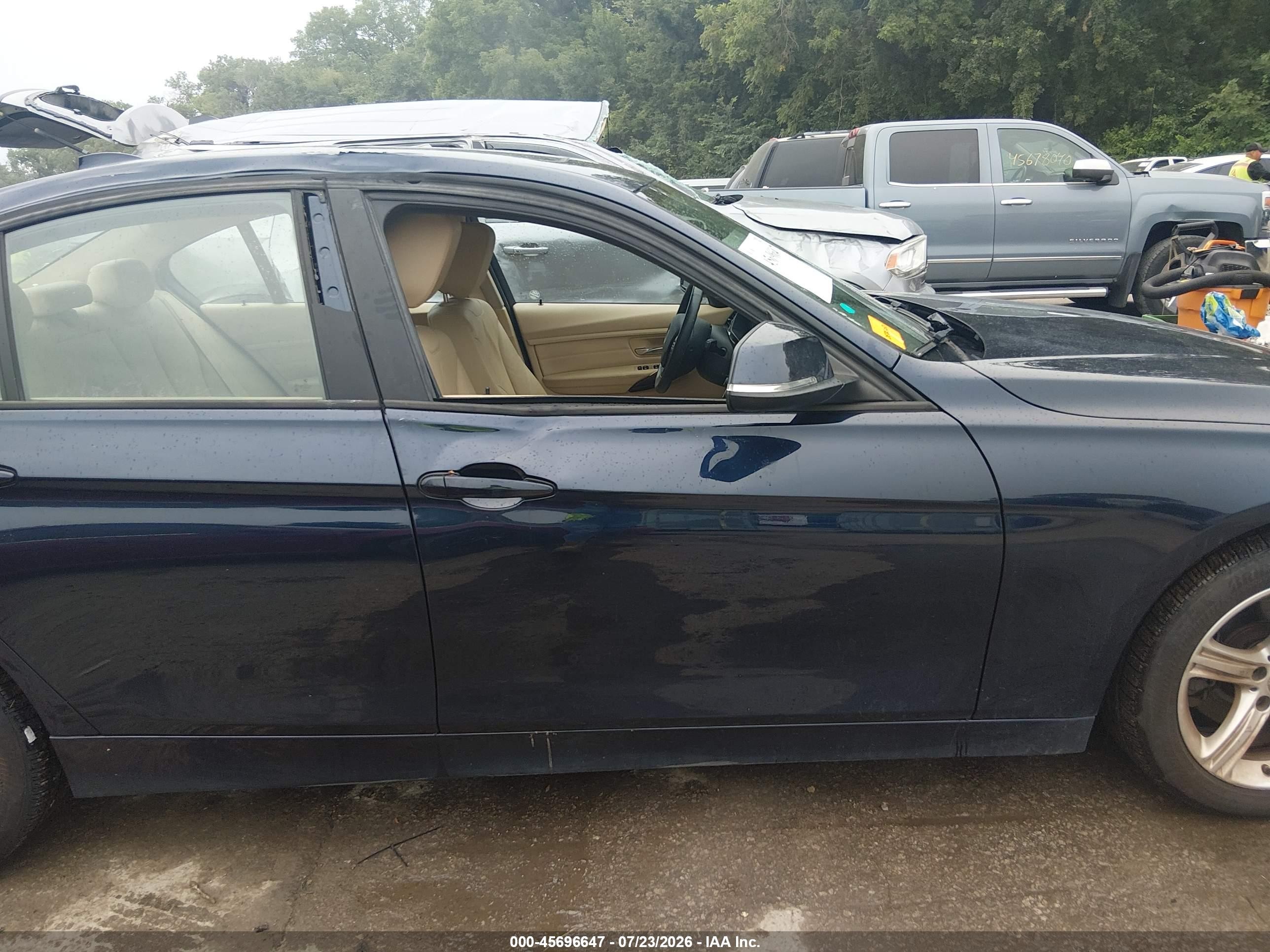 2013 Bmw 328i Xdrive Navy vin: WBA3B5C57DF595389