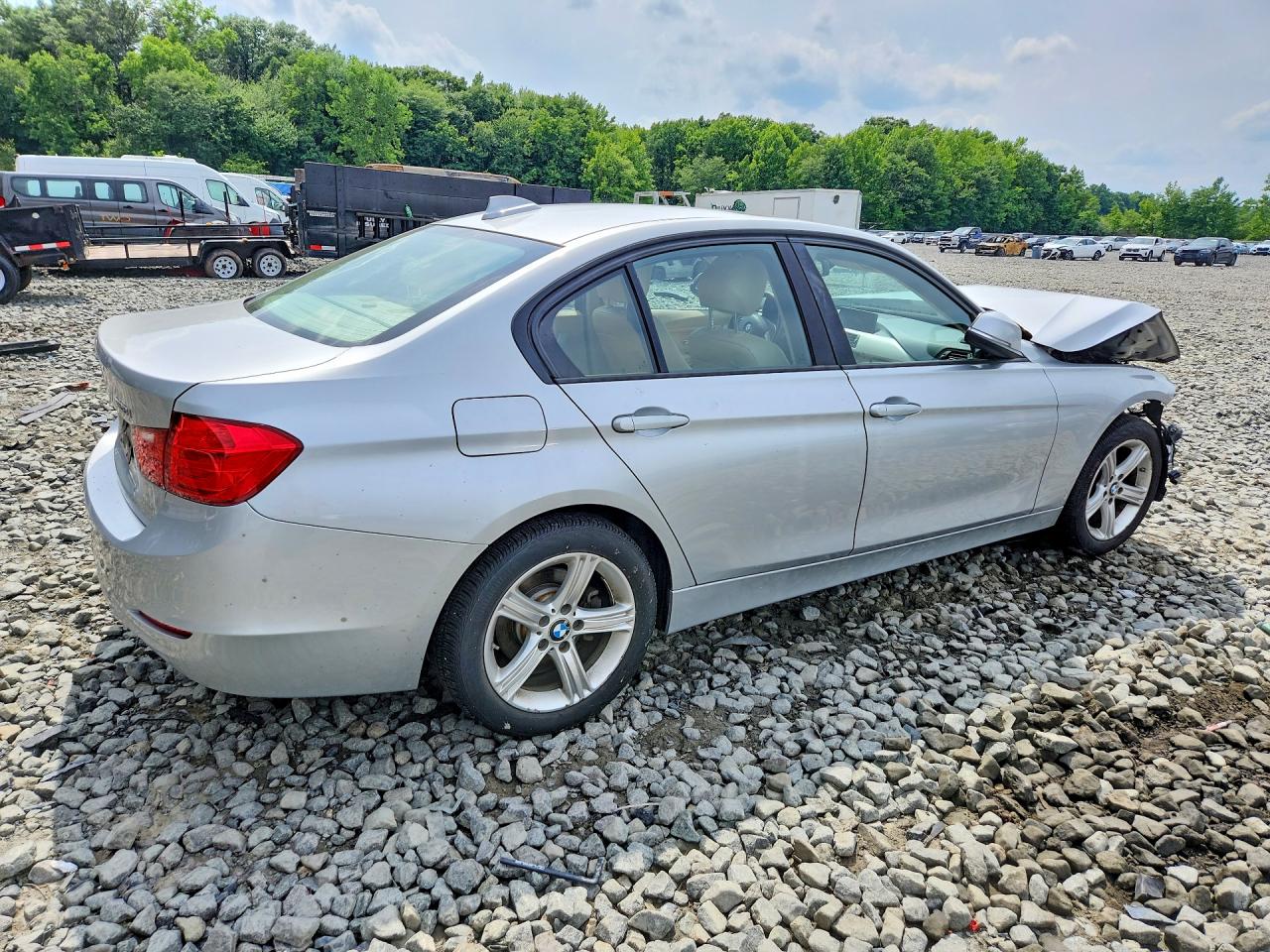 2013 Bmw 328 Xi Sulev Silver vin: WBA3B5C57DF595960