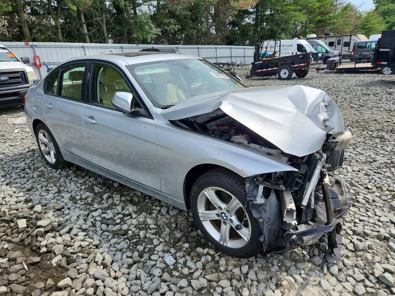 2013 Bmw 328 Xi Sulev Silver vin: WBA3B5C57DF595960