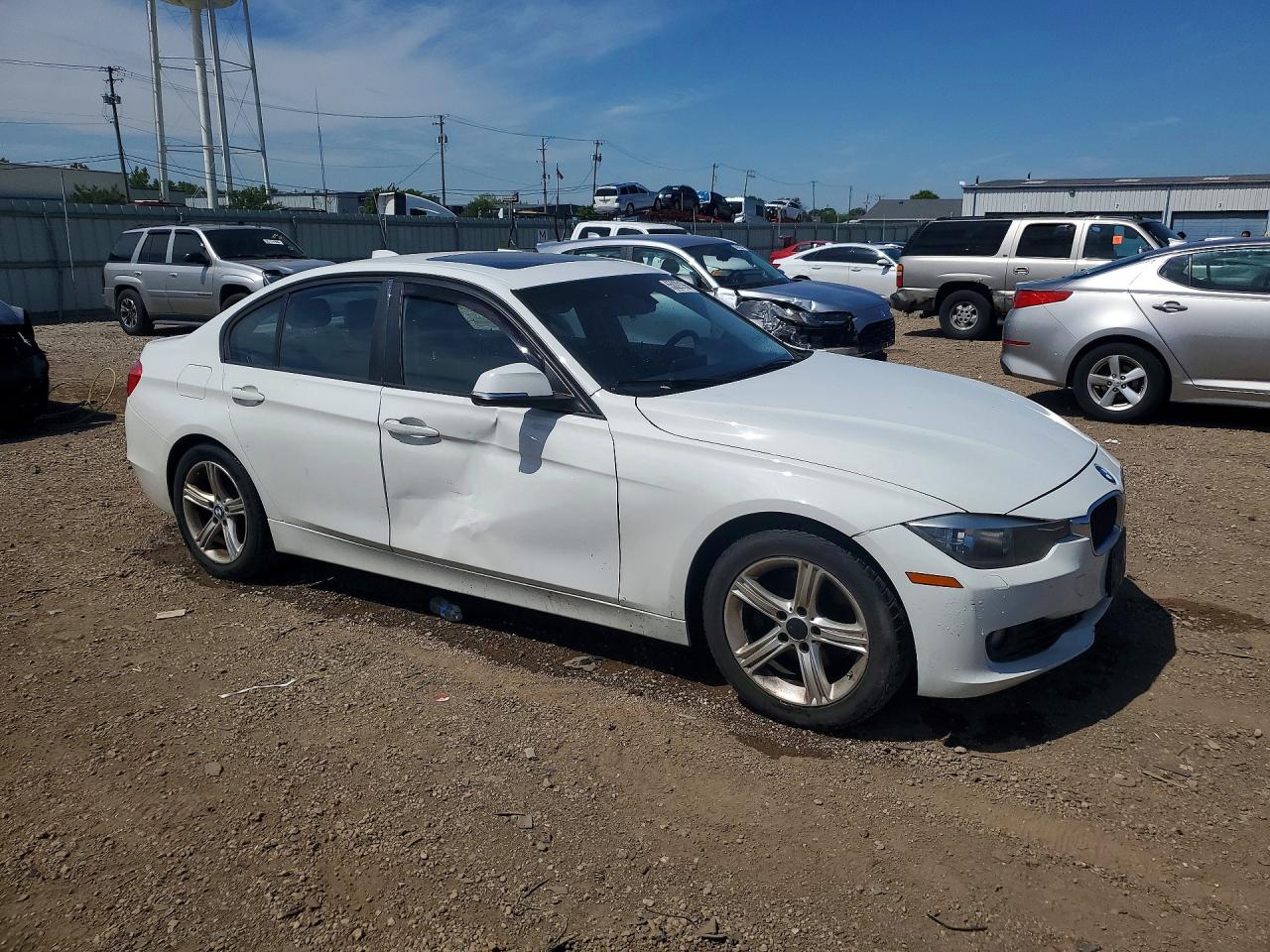 2013 Bmw 328 Xi Sulev White vin: WBA3B5C57DF599023