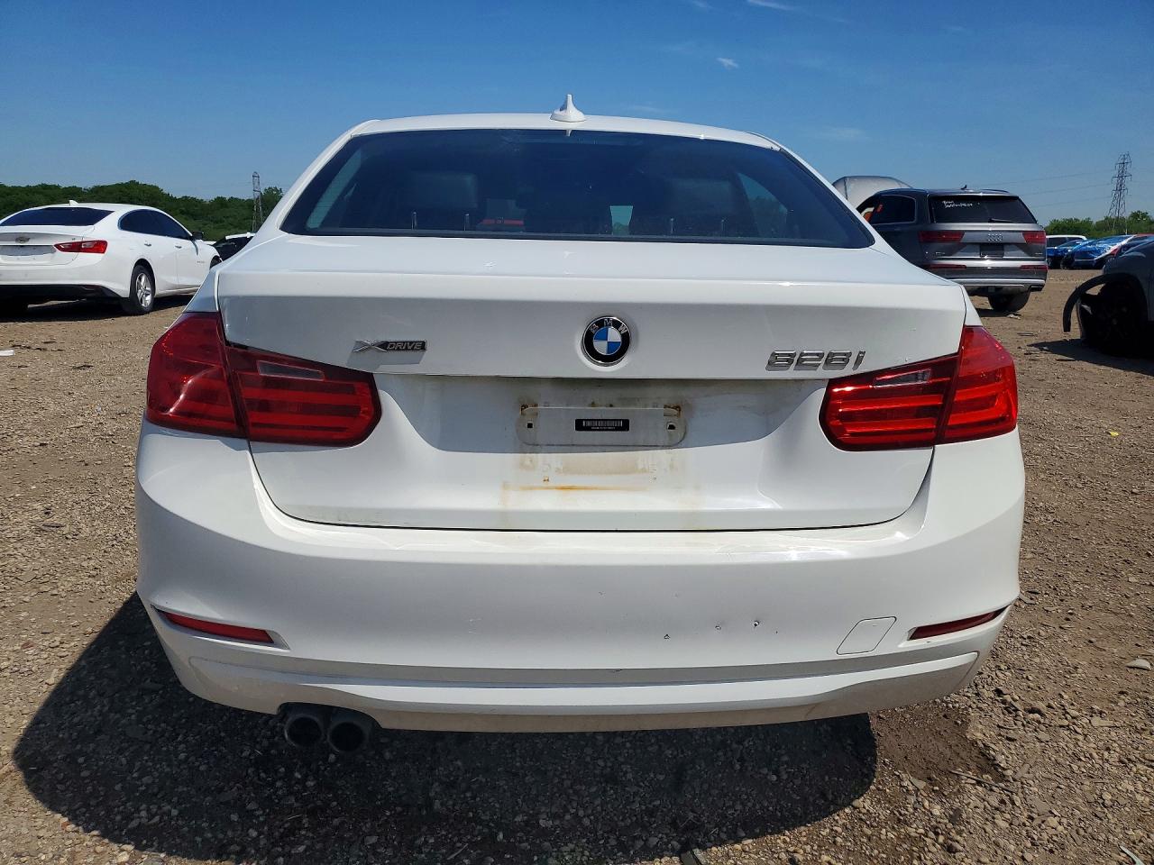 2013 Bmw 328 Xi Sulev White vin: WBA3B5C57DF599023