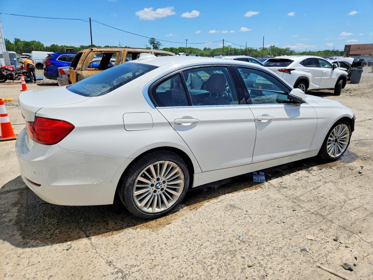 2013 Bmw 328 Xi Sulev White vin: WBA3B5C57DP539026