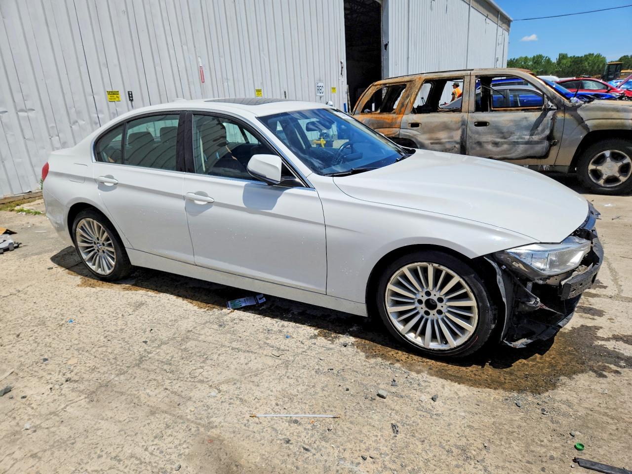 2013 Bmw 328 Xi Sulev White vin: WBA3B5C57DP539026
