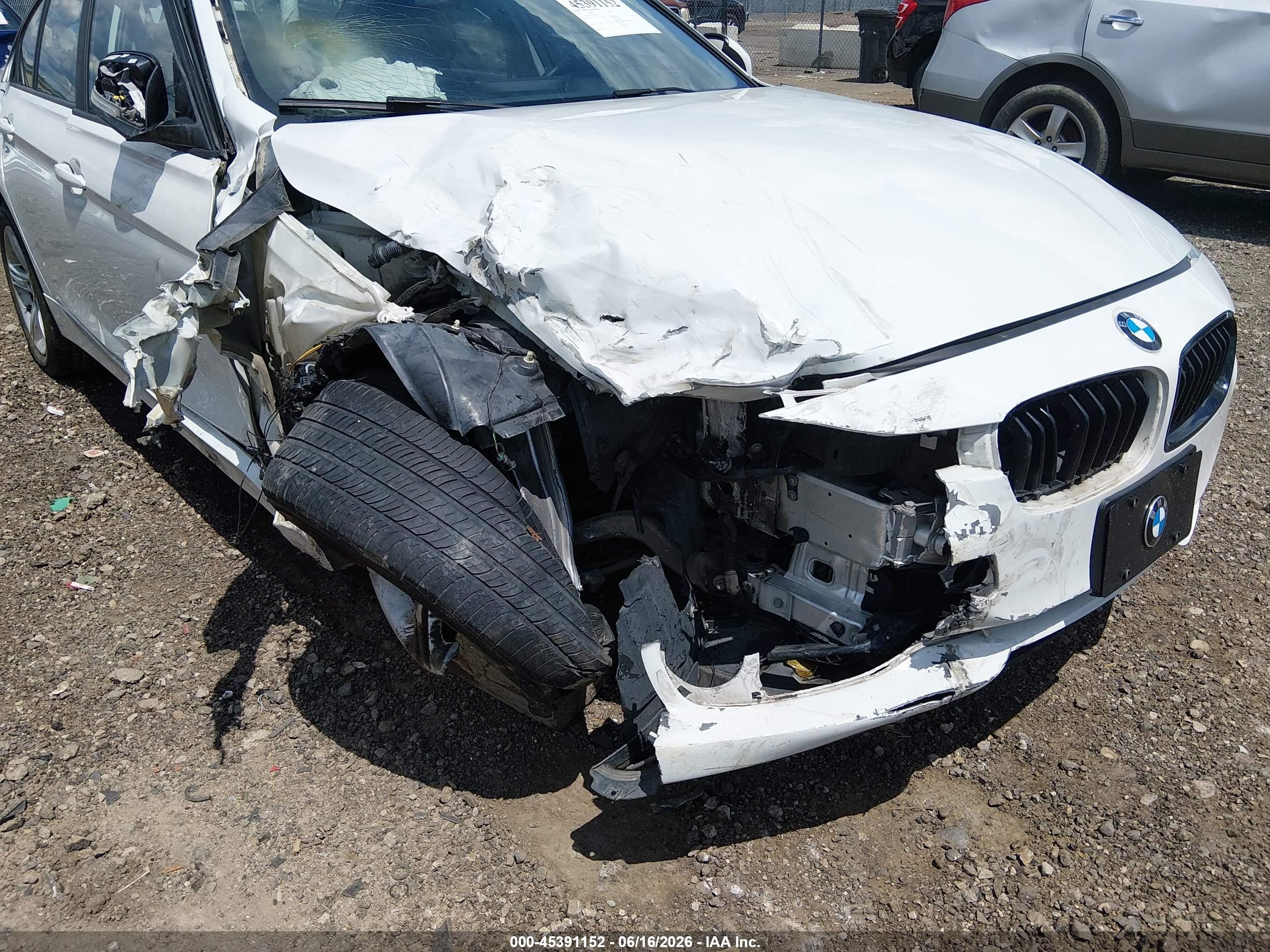 2014 Bmw 328i Xdrive White vin: WBA3B5C57EF959246