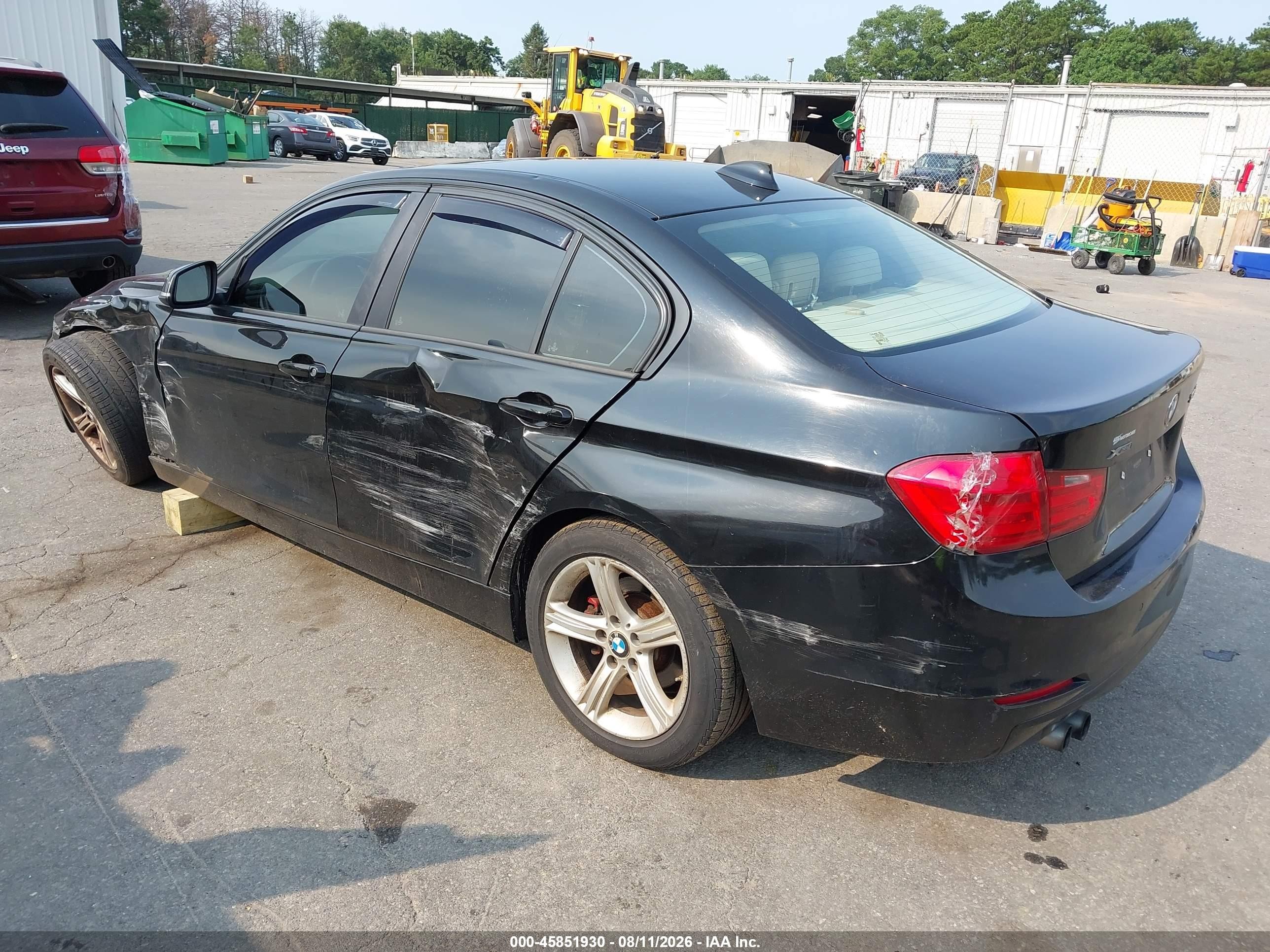 2014 Bmw 328i Xdrive Black vin: WBA3B5C57EP539917