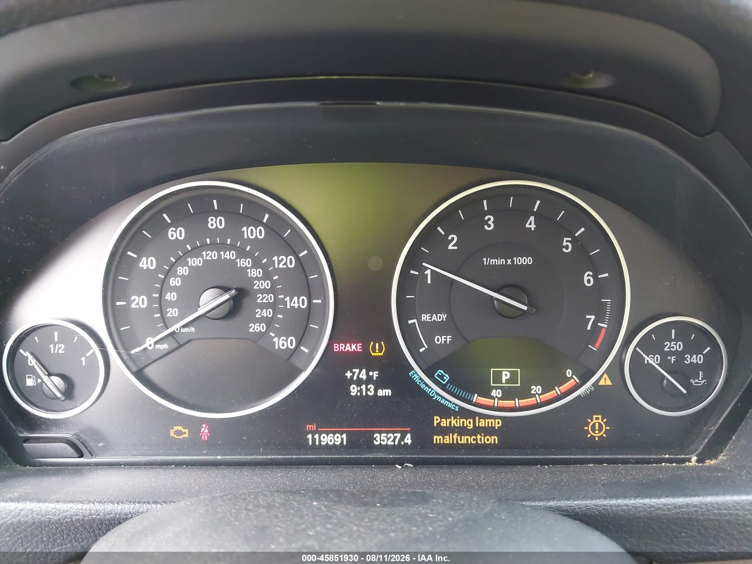 2014 Bmw 328i Xdrive Black vin: WBA3B5C57EP539917