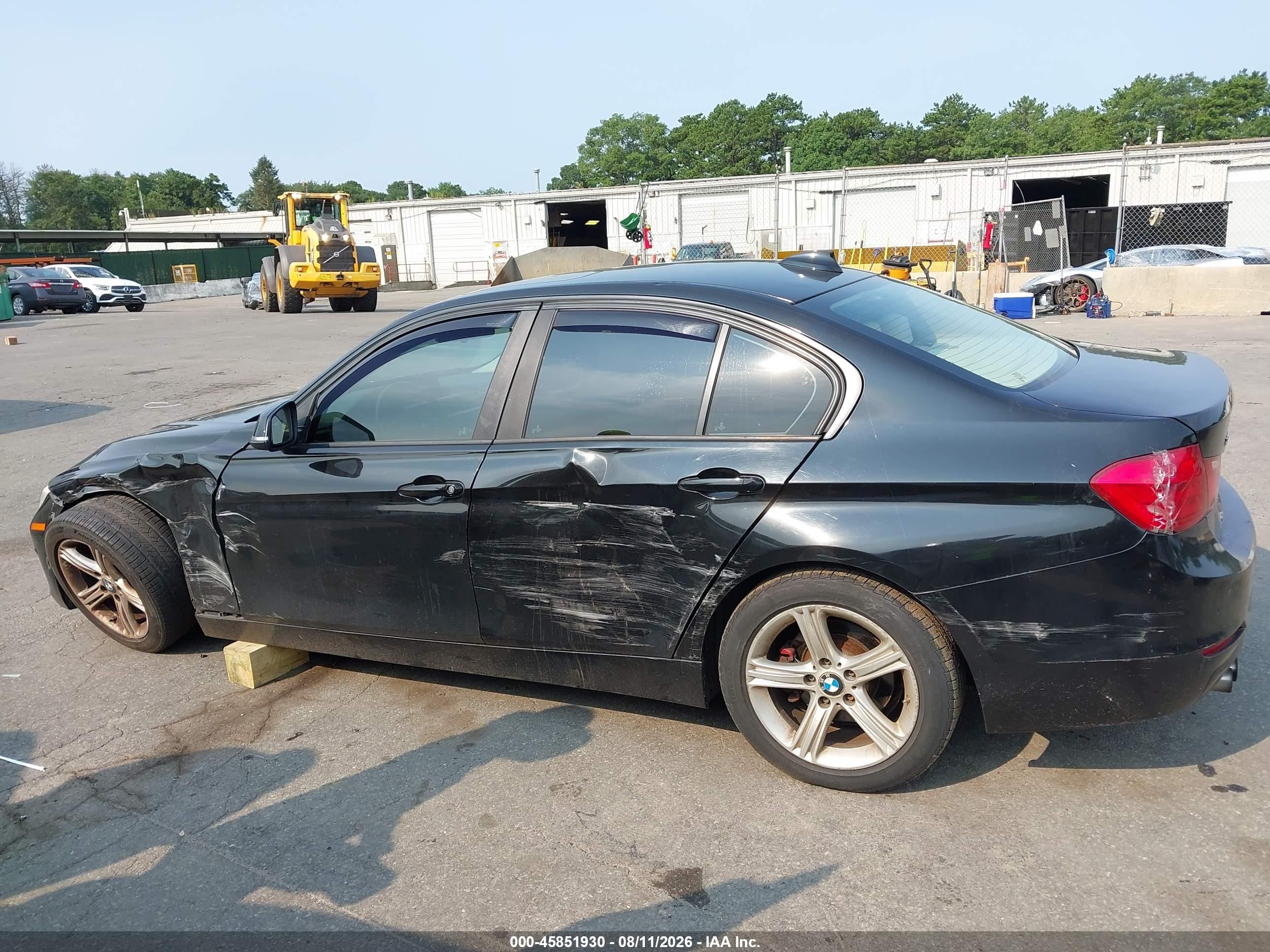 2014 Bmw 328i Xdrive Black vin: WBA3B5C57EP539917