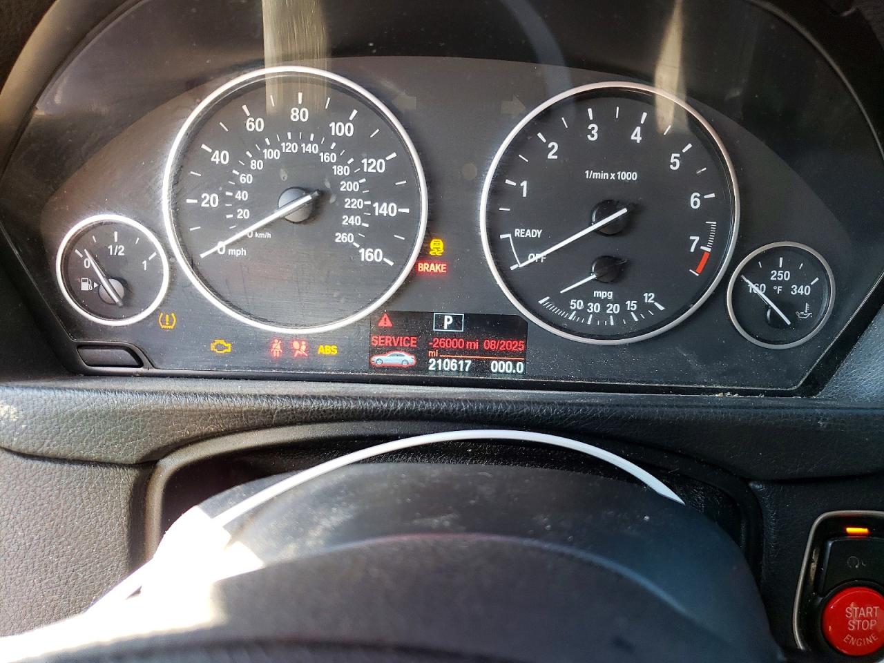 2014 Bmw 328 Xi Sulev Silver vin: WBA3B5C57EP541893