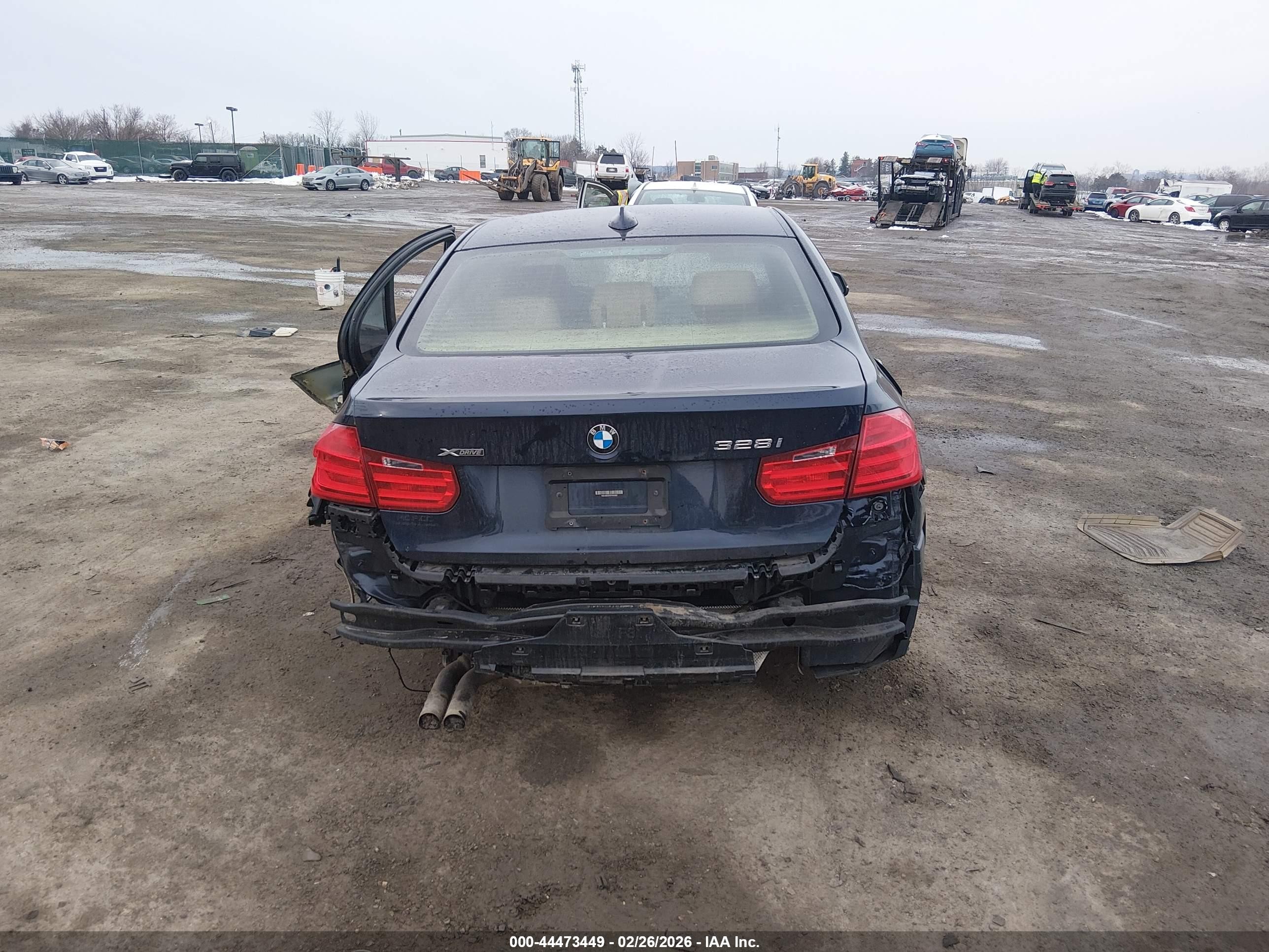 2014 Bmw 328i Xdrive Blue vin: WBA3B5C57EP543322