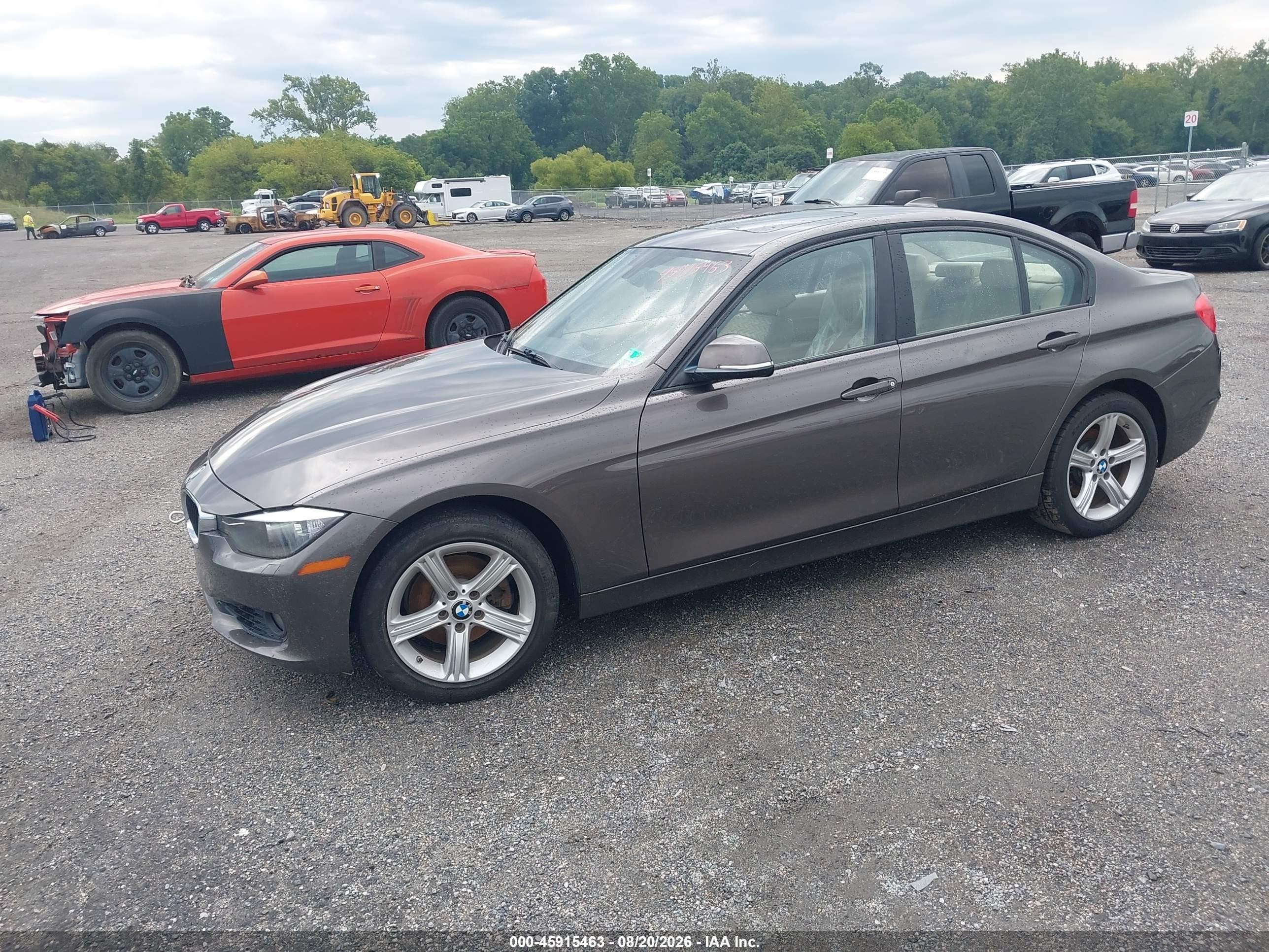 2014 Bmw 328i Xdrive Brown vin: WBA3B5C57EP544244