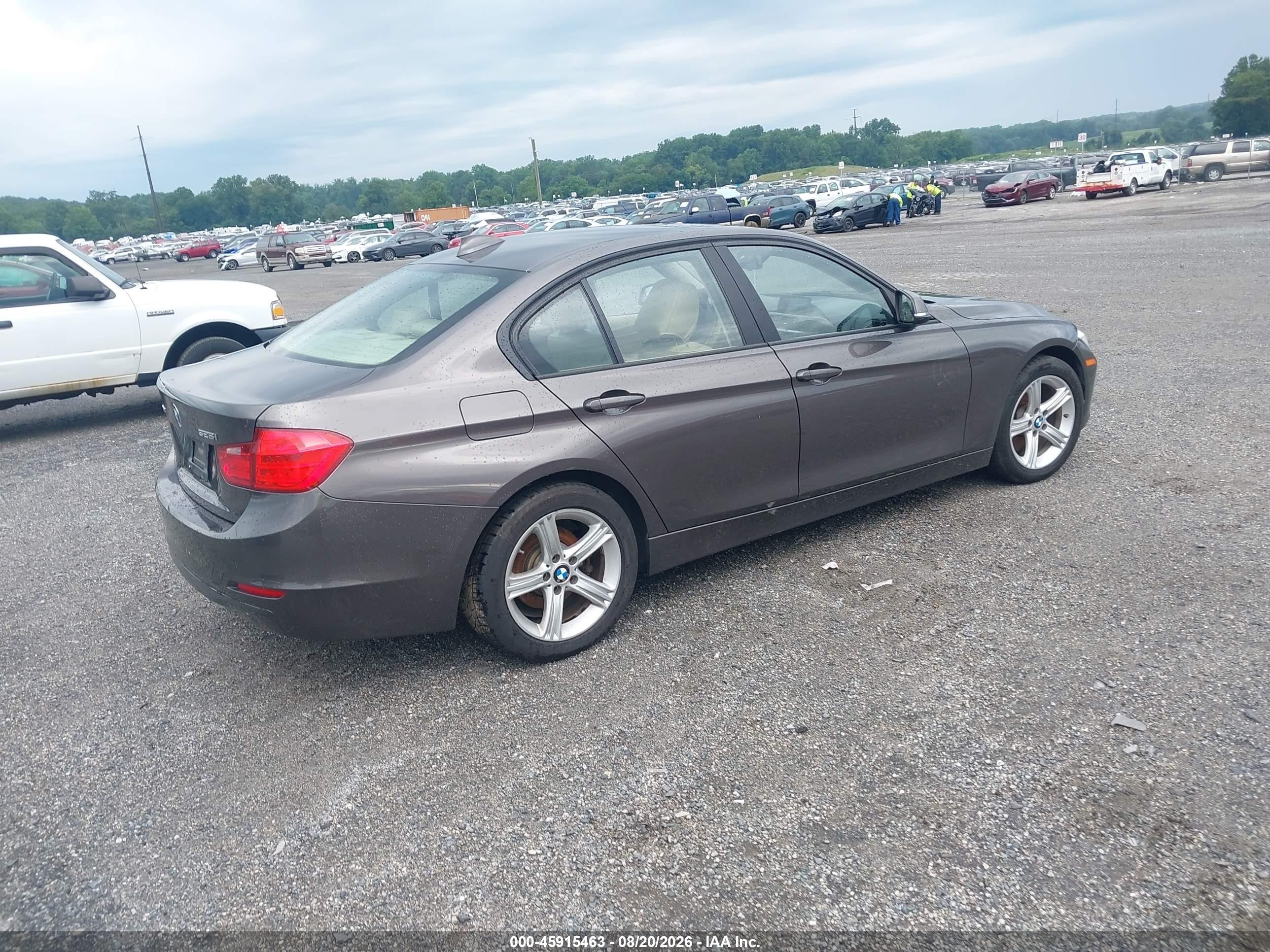 2014 Bmw 328i Xdrive Brown vin: WBA3B5C57EP544244