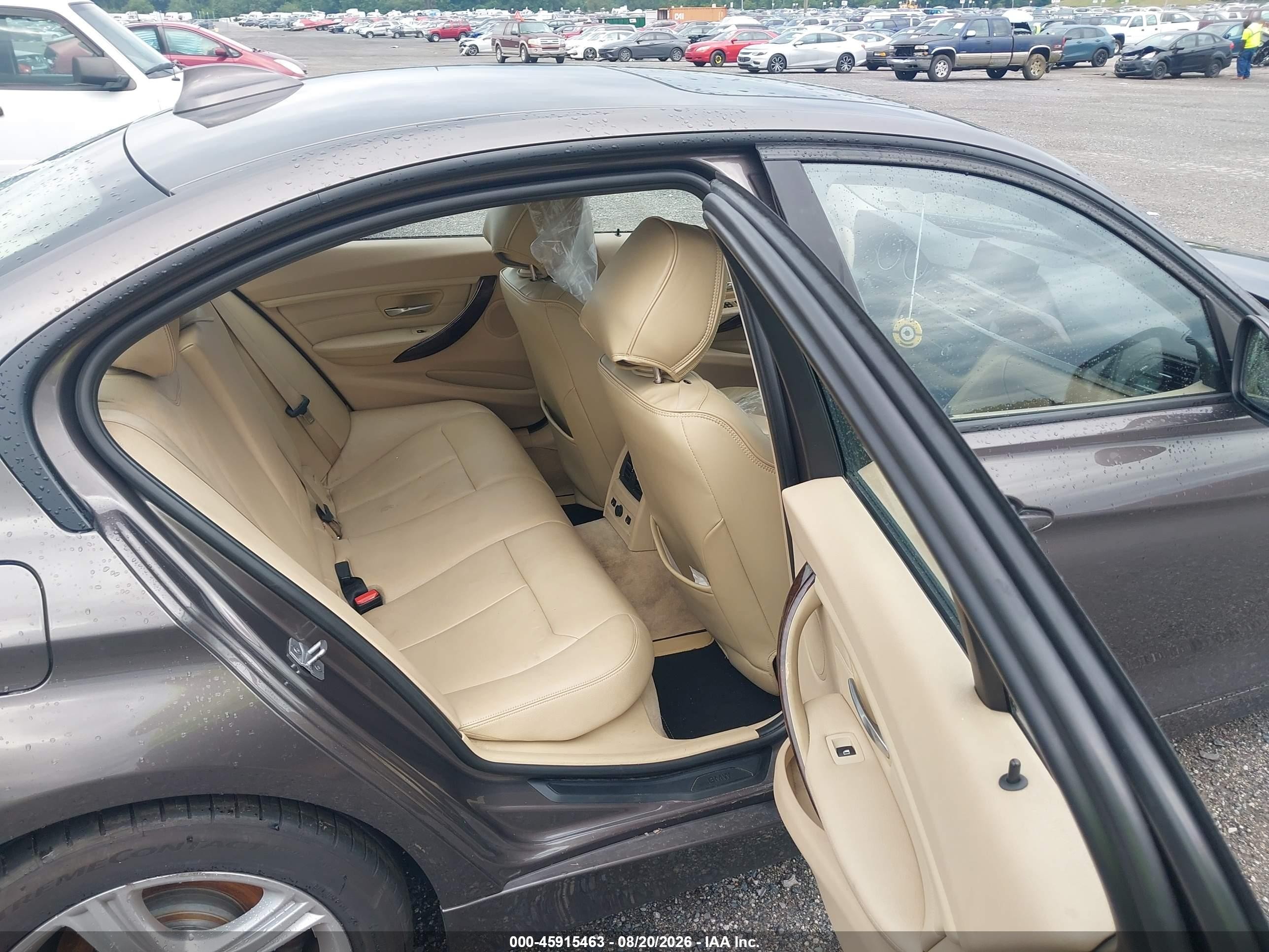 2014 Bmw 328i Xdrive Brown vin: WBA3B5C57EP544244