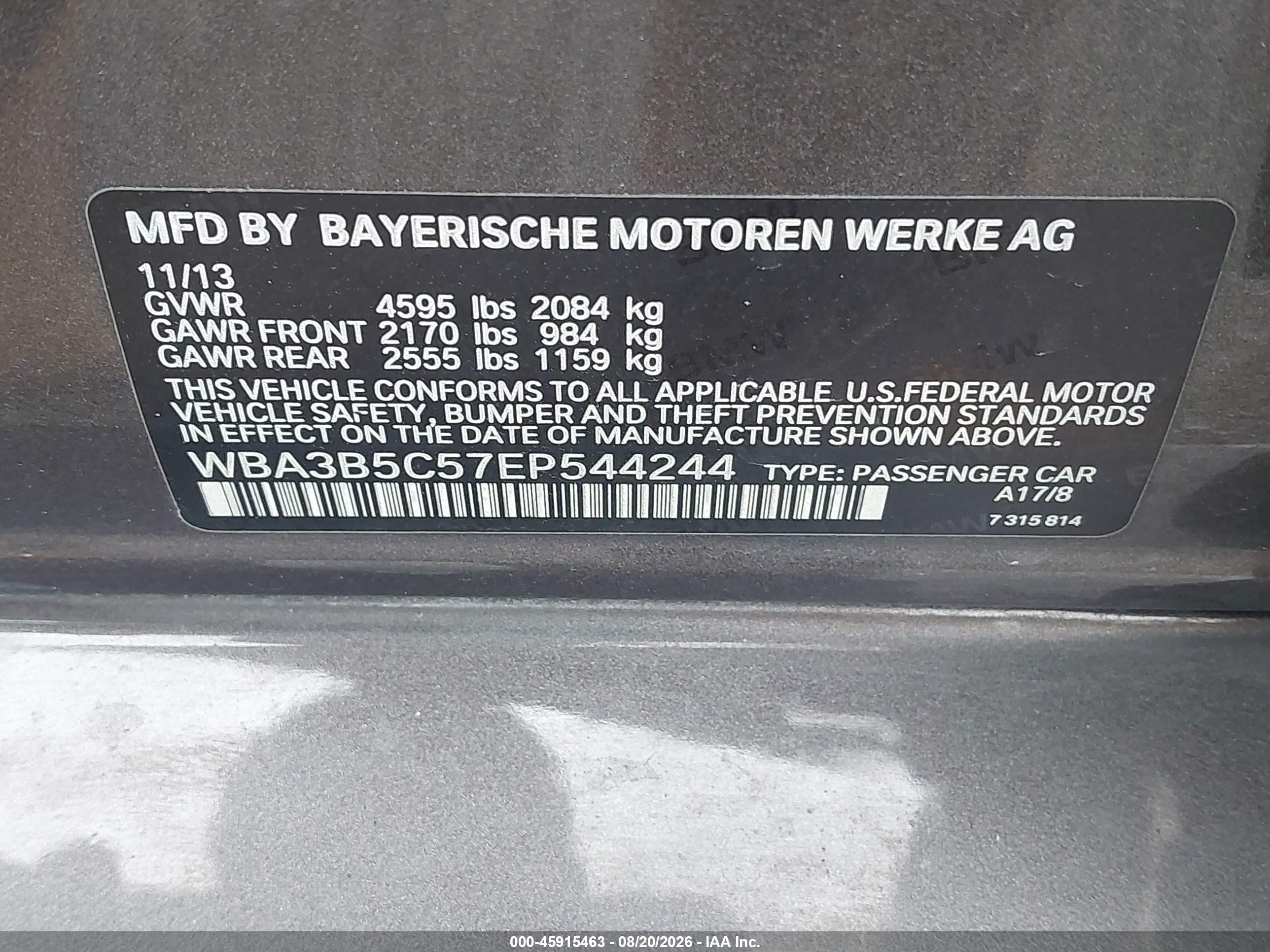 2014 Bmw 328i Xdrive Brown vin: WBA3B5C57EP544244