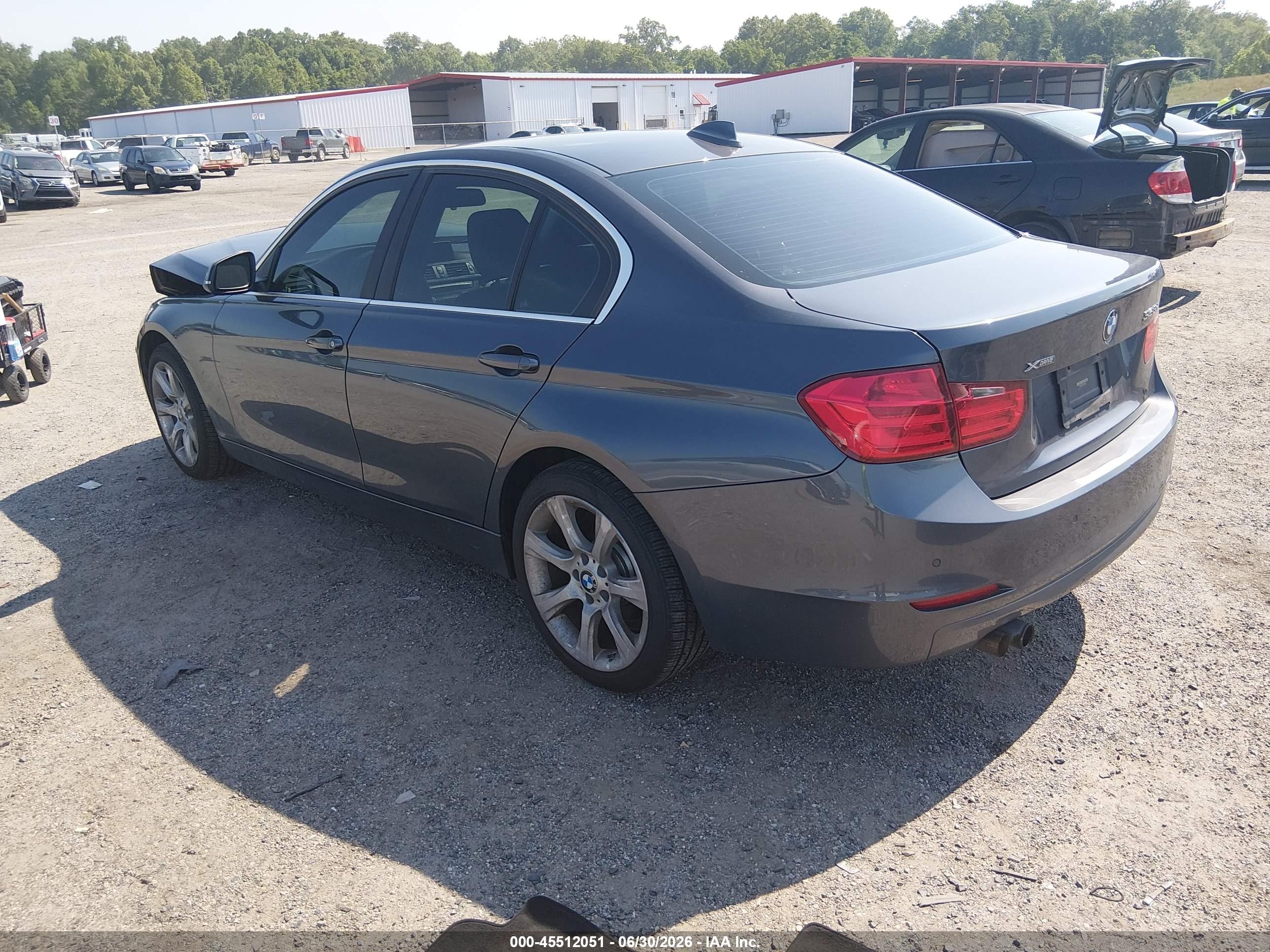 2015 Bmw 328i Xdrive Gray vin: WBA3B5C57FF959555