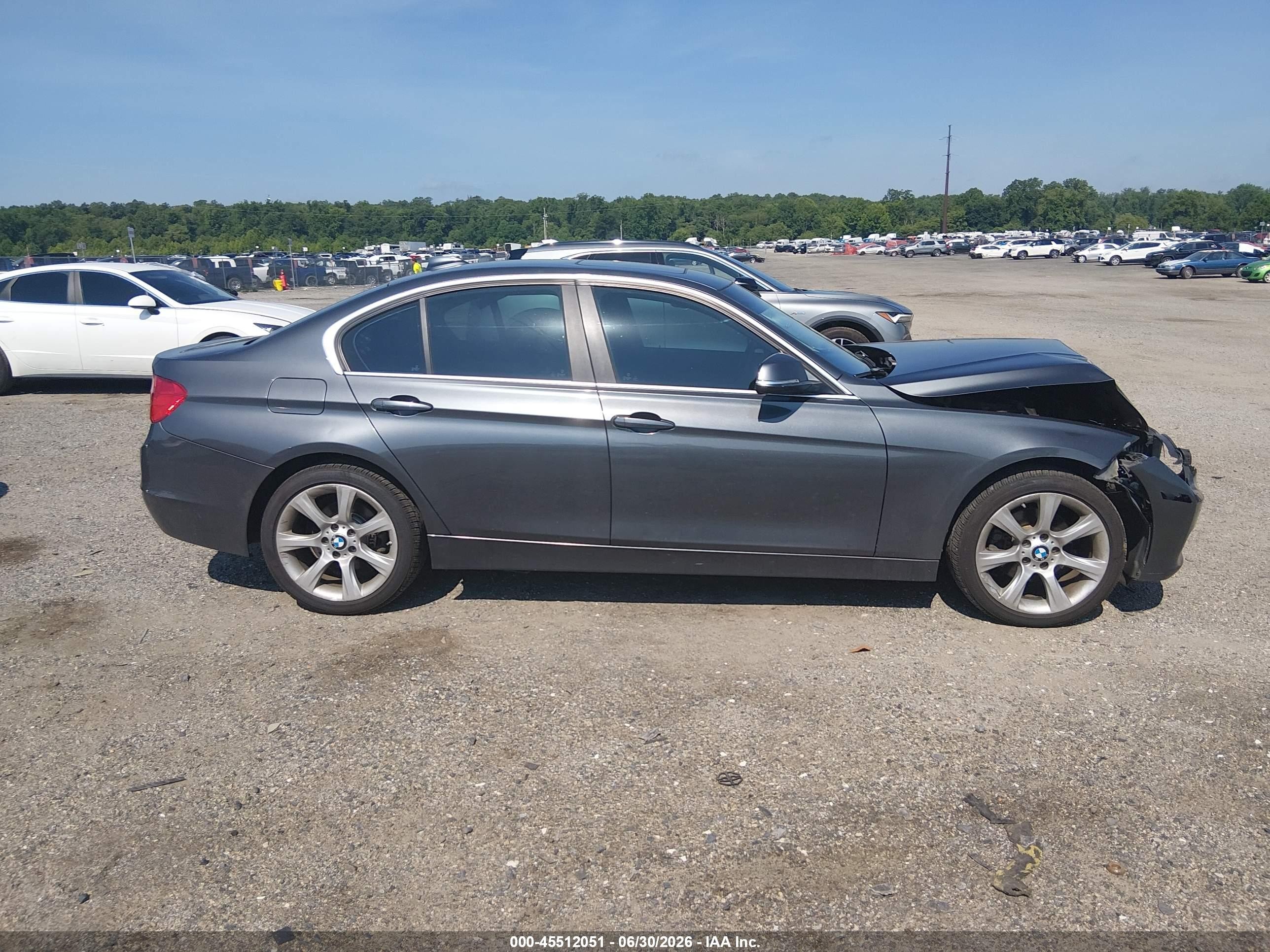 2015 Bmw 328i Xdrive Gray vin: WBA3B5C57FF959555