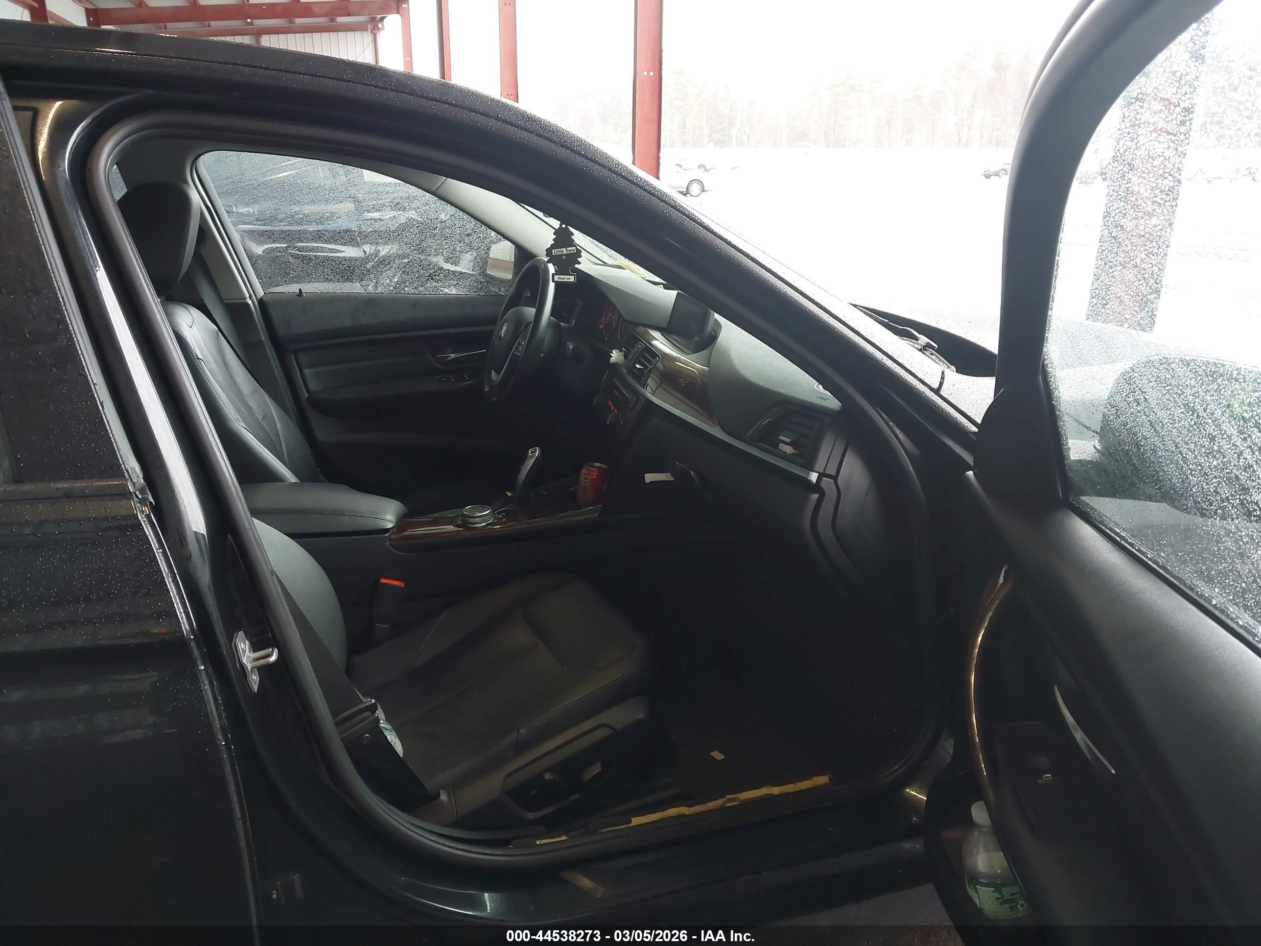 2015 Bmw 328i Xdrive Black vin: WBA3B5C57FP653529